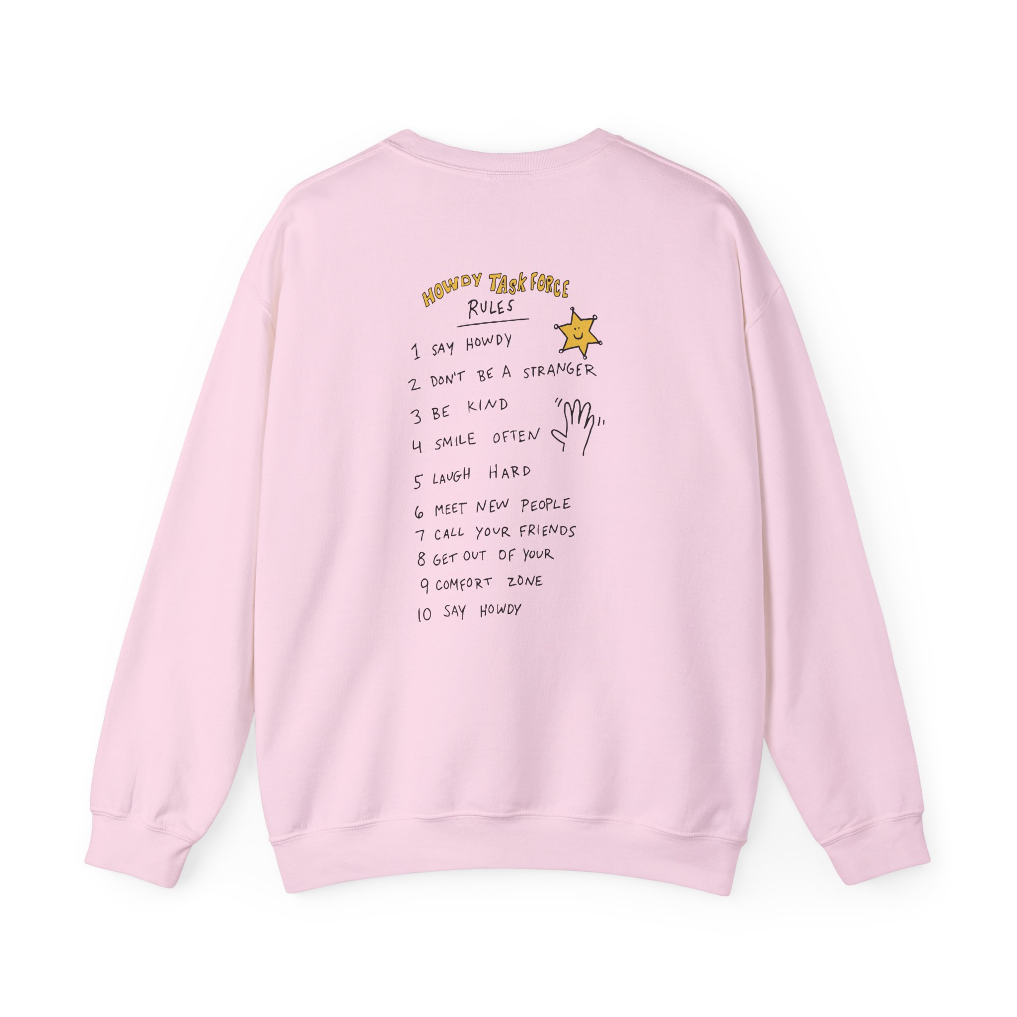 Ryan Trahan Howdy Task Force Unisex Heavy Blendâ„¢ Crewneck Sweatshirt