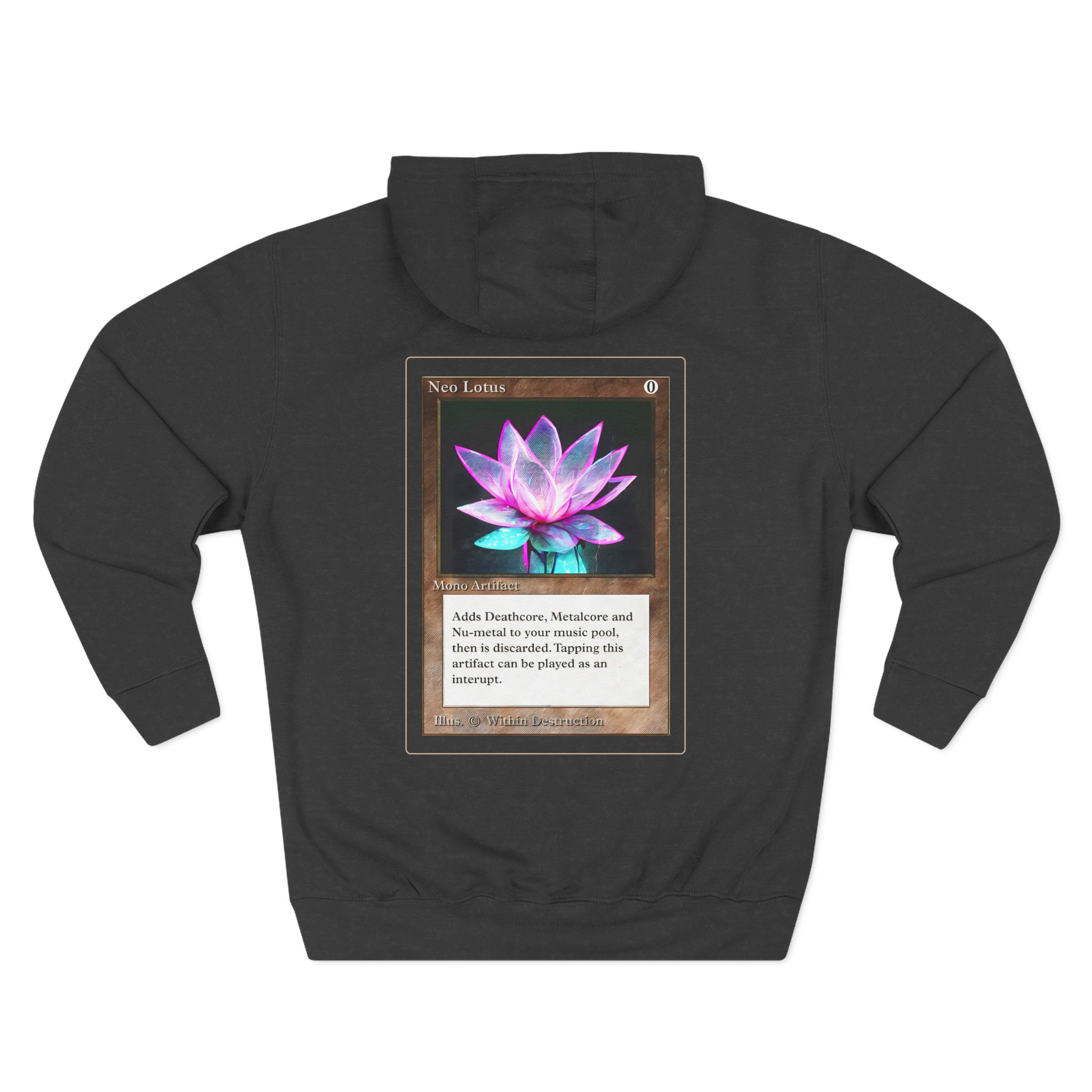 Within Destruction Neo Lotus x MTG Three-Panel Fleece Hoodie