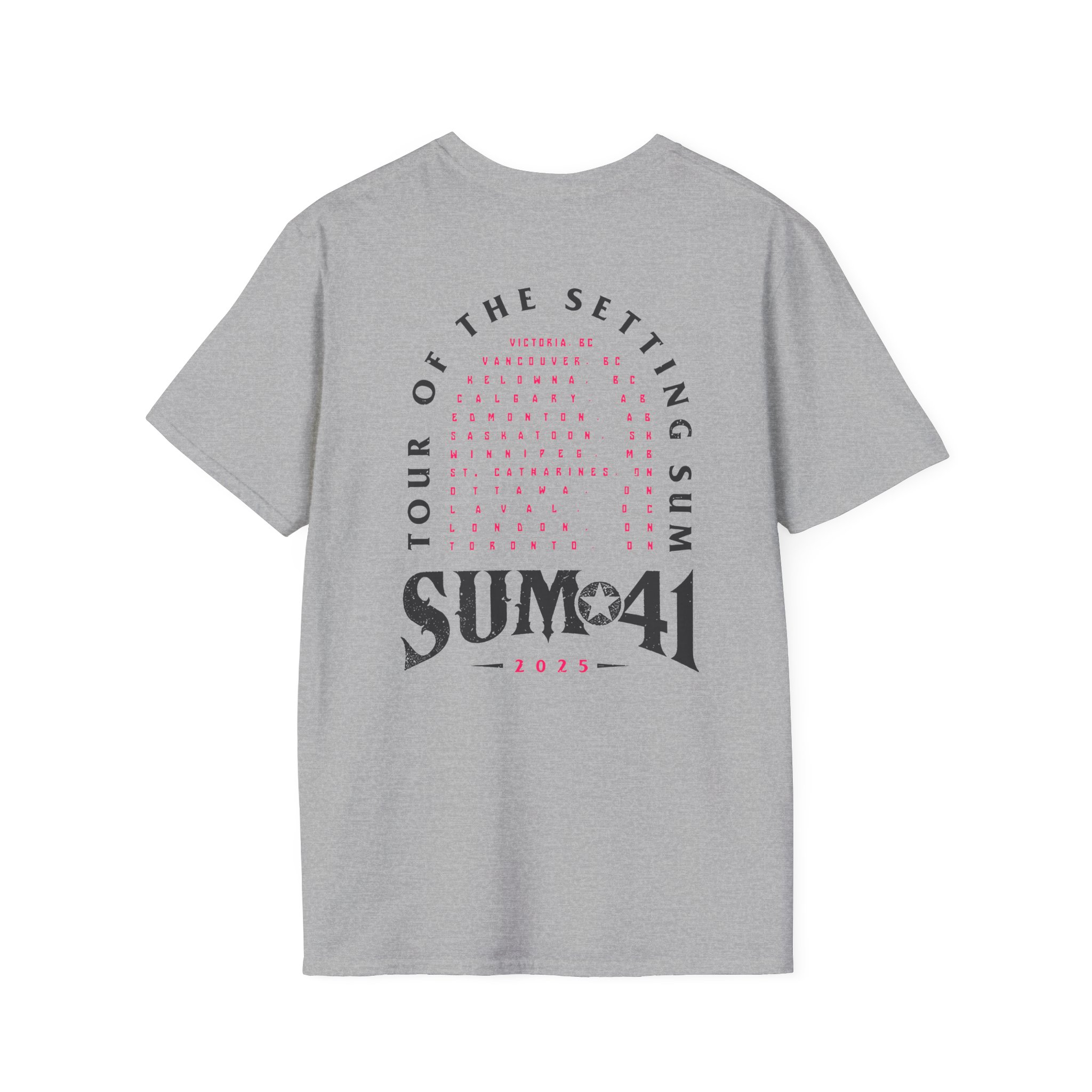 Sum 41 Tour of the Setting Sum Unisex Softstyle T-Shirt