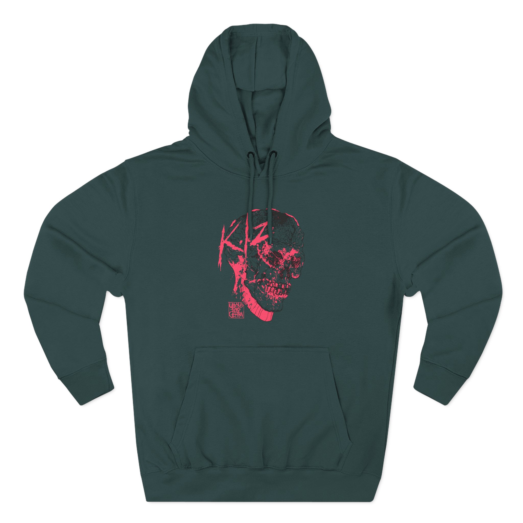 Kiz Brain Three-Panel Fleece Hoodie