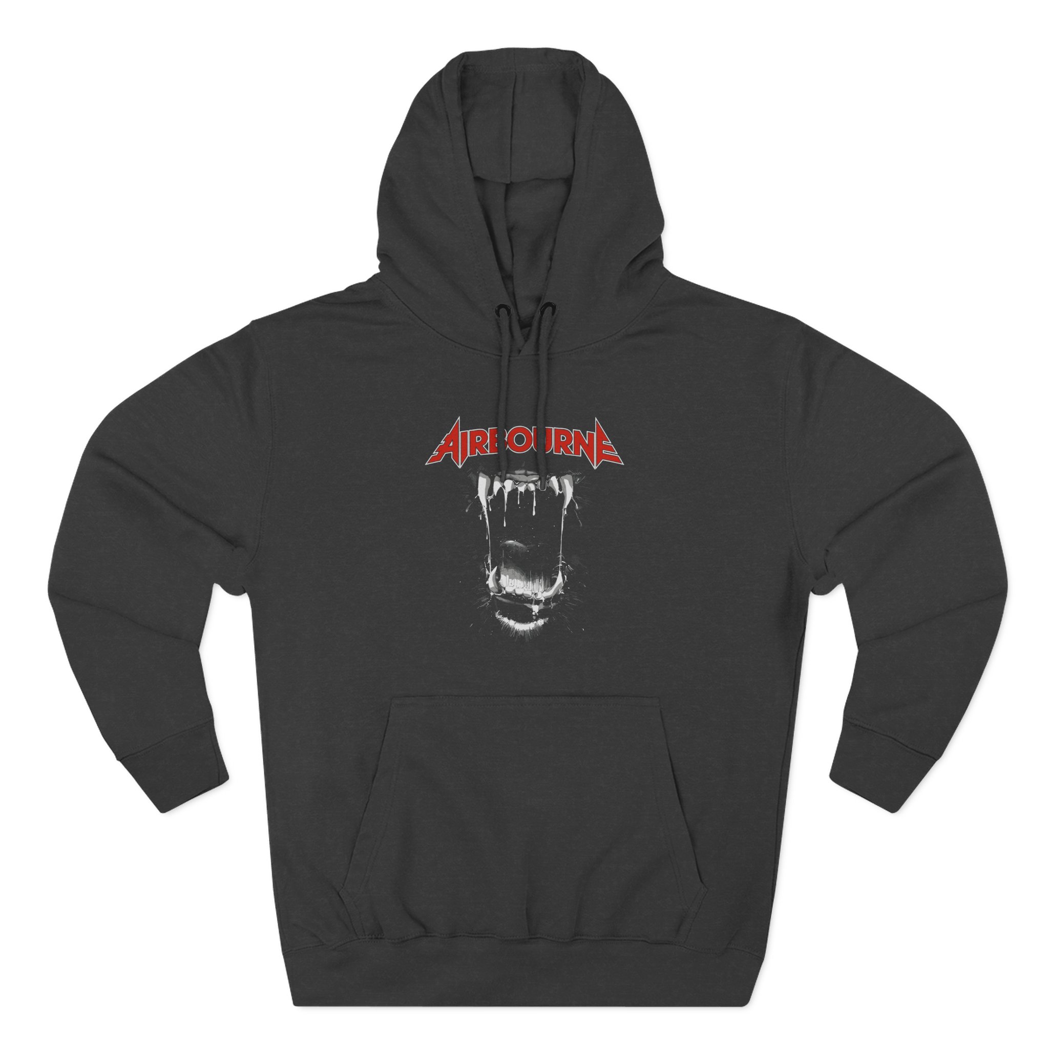 Airbourne Black Dog Barking Tracks Three-Panel Fleece Hoodie