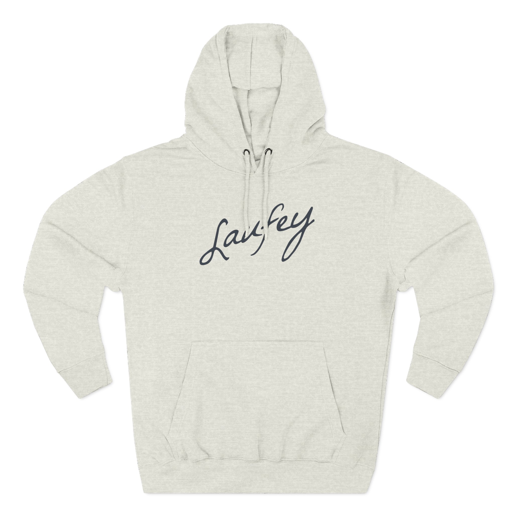 Laufey Embroidered Signature Three-Panel Fleece Hoodie