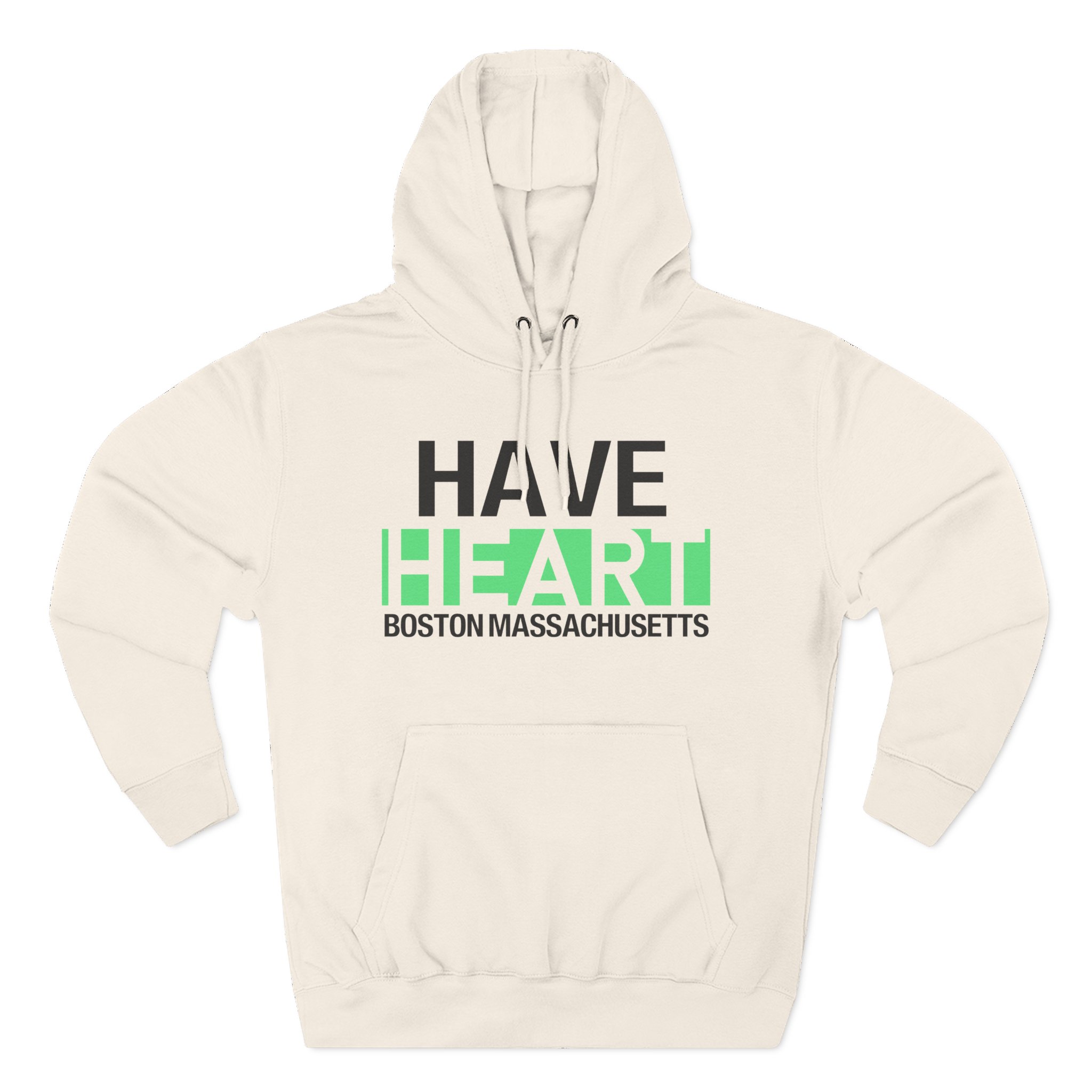 Have Heart Armed With a Mind Three-Panel Fleece Hoodie