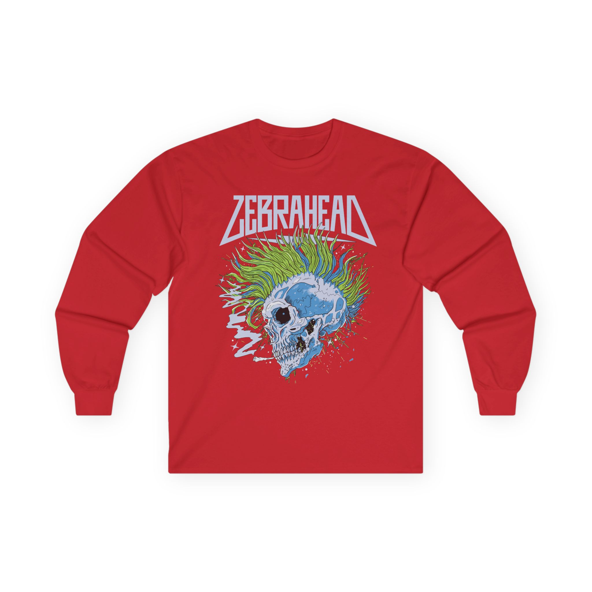 Zebrahead Skull Unisex Ultra Cotton Long Sleeve Tee