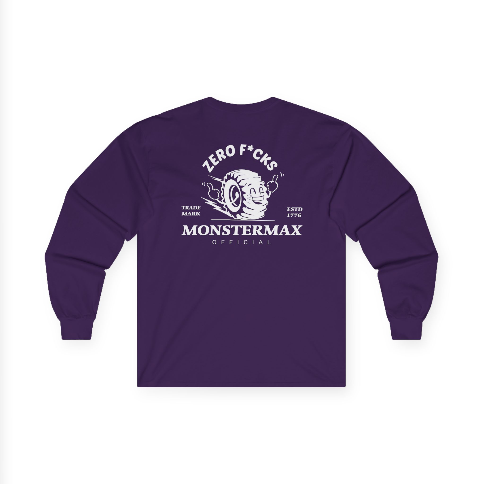 Monstermax Zero Fucks Unisex Ultra Cotton Long Sleeve Tee