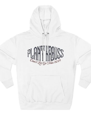 Robert Plant Inflated Type Three-Panel Fleece Hoodie