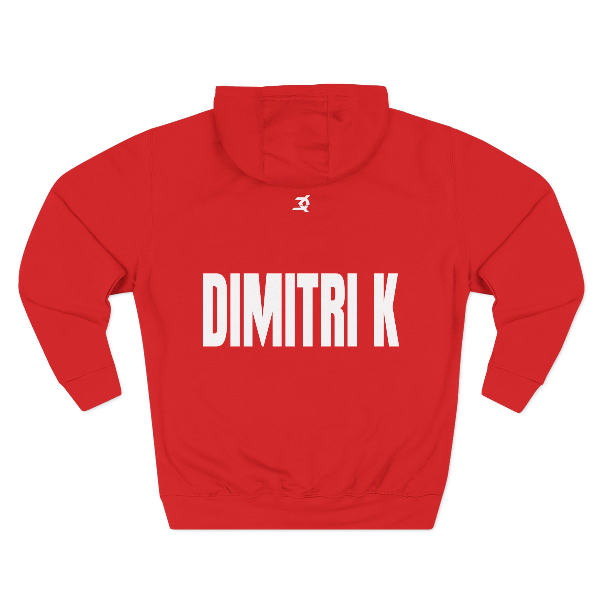 Dimitri K Three-Panel Fleece Hoodie