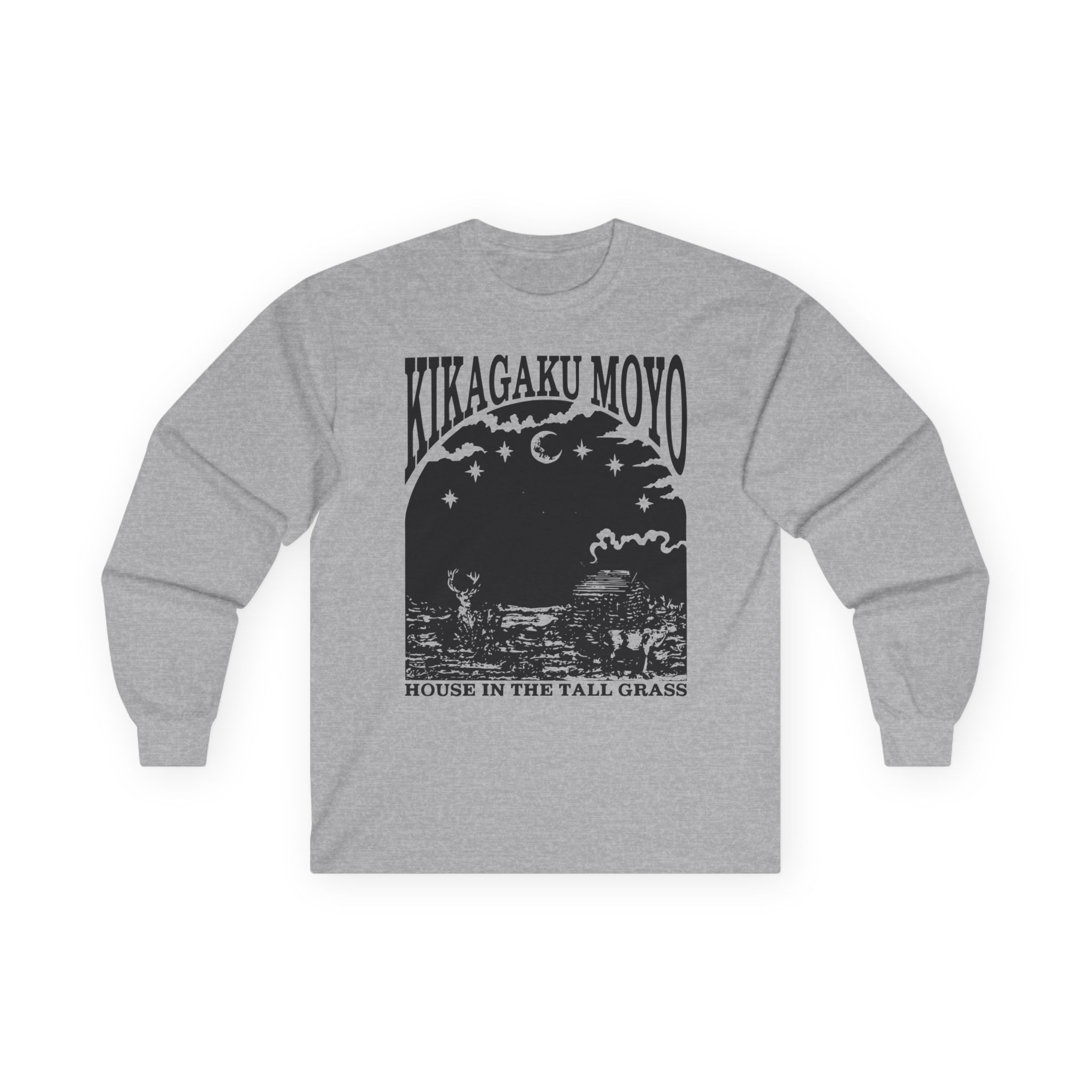 Kikagaku Moyo House in the Tall Grass Unisex Ultra Cotton Long Sleeve Tee