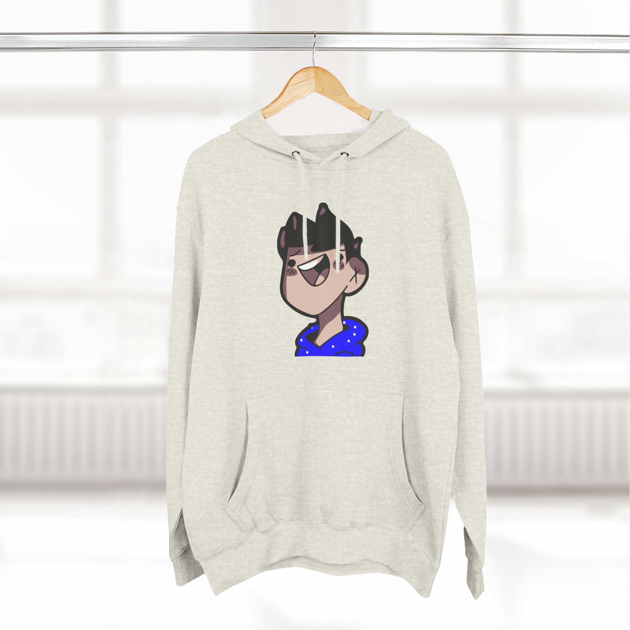 Clix Three-Panel Fleece Hoodie