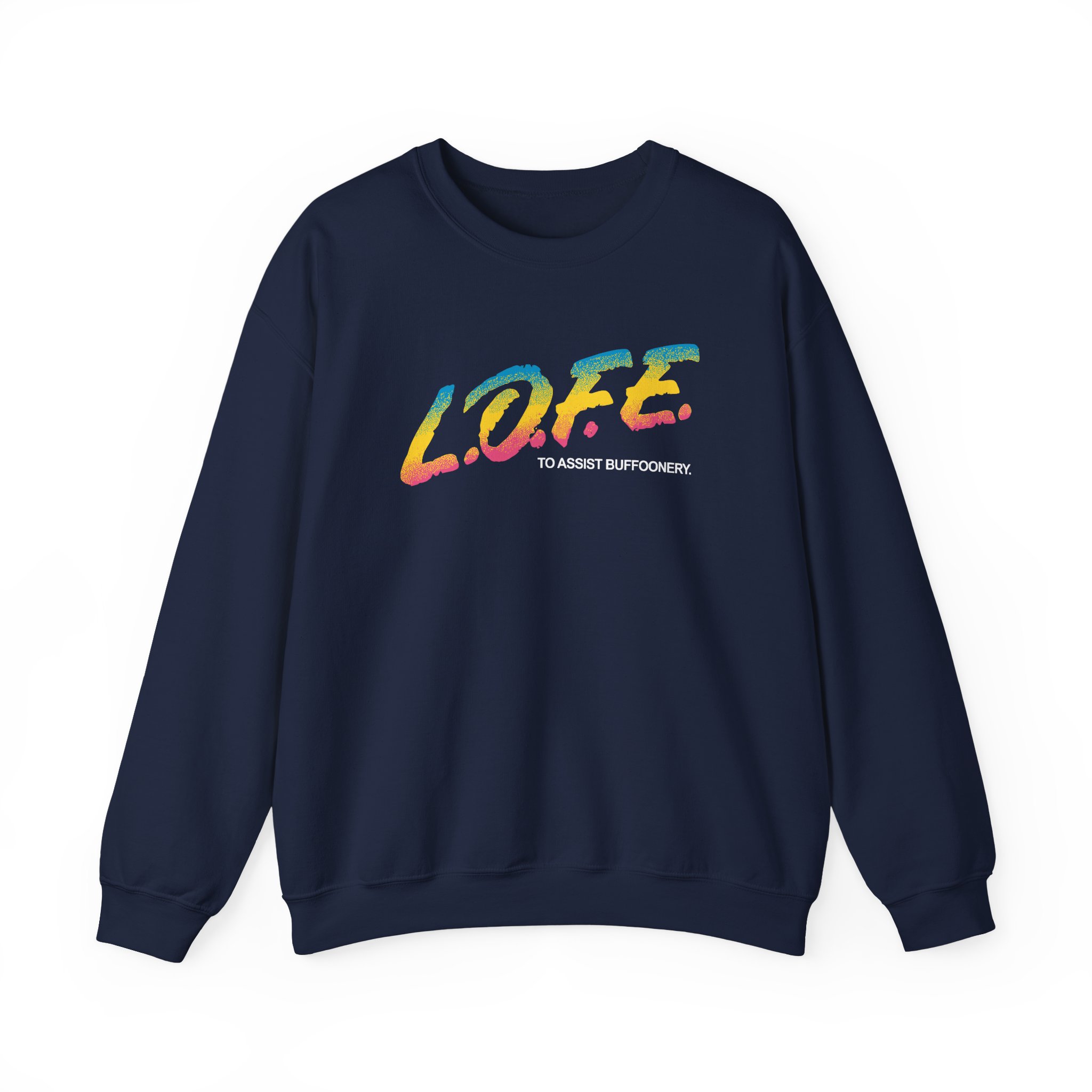 Lofe to Assist Buffoonery Unisex Heavy Blendâ„¢ Crewneck Sweatshirt