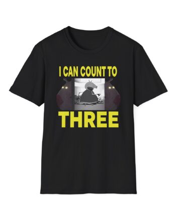 Papa Meat I Can Count to Three Unisex Softstyle T-Shirt