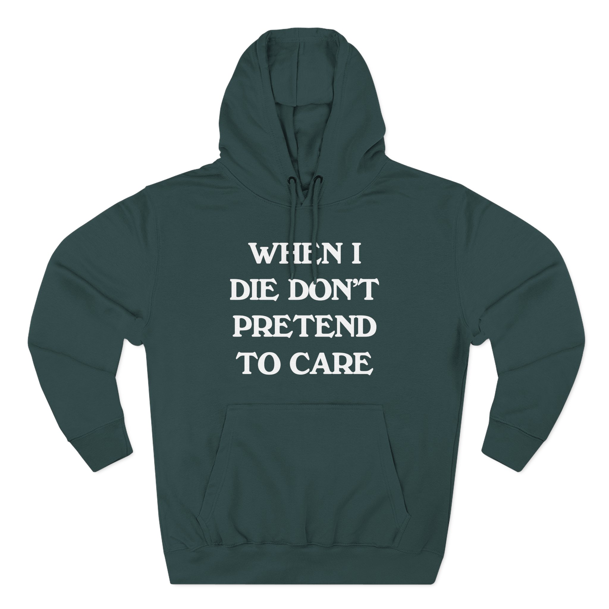 Tierra Whack When I Die Don't Pretend to Care Three-Panel Fleece Hoodie