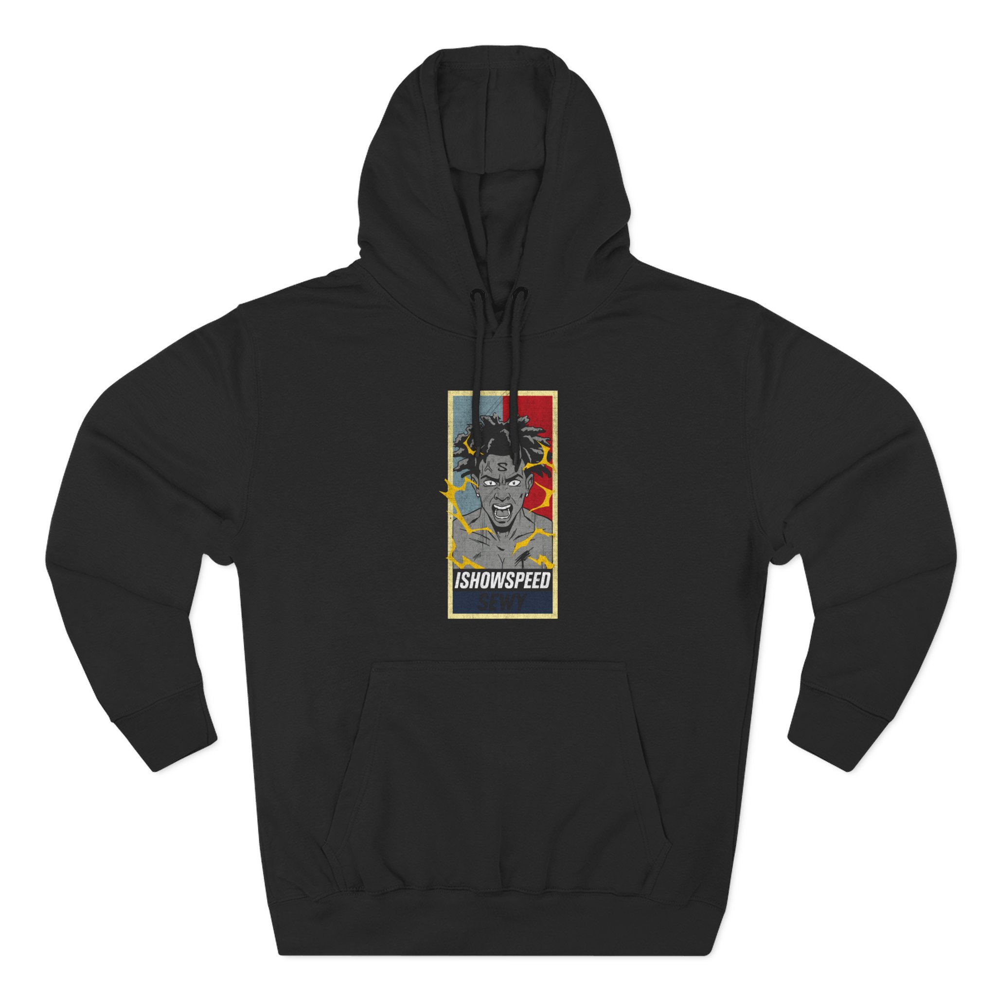 Ishowspeed Three-Panel Fleece Hoodie
