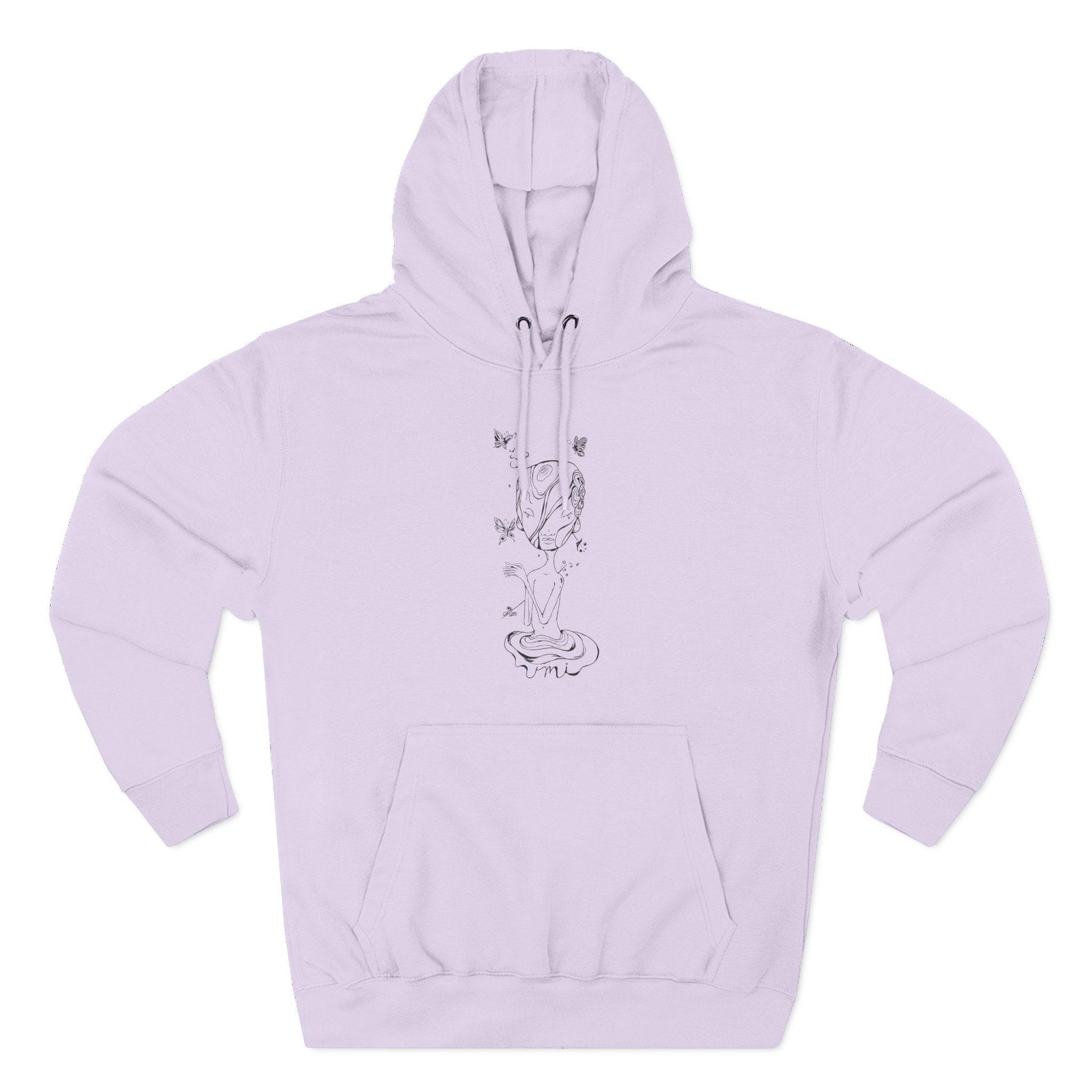 Umi Butterfly Three-Panel Fleece Hoodie