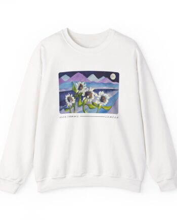 Adrianne Lenker Mema Moonflowers Unisex Heavy Blend Crewneck Sweatshirt