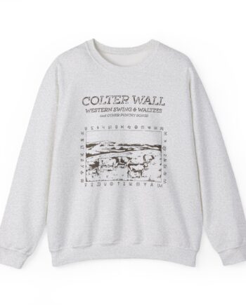 Colter Wall Western Swing & Waltzes Unisex Heavy Blend™ Crewneck Sweatshirt