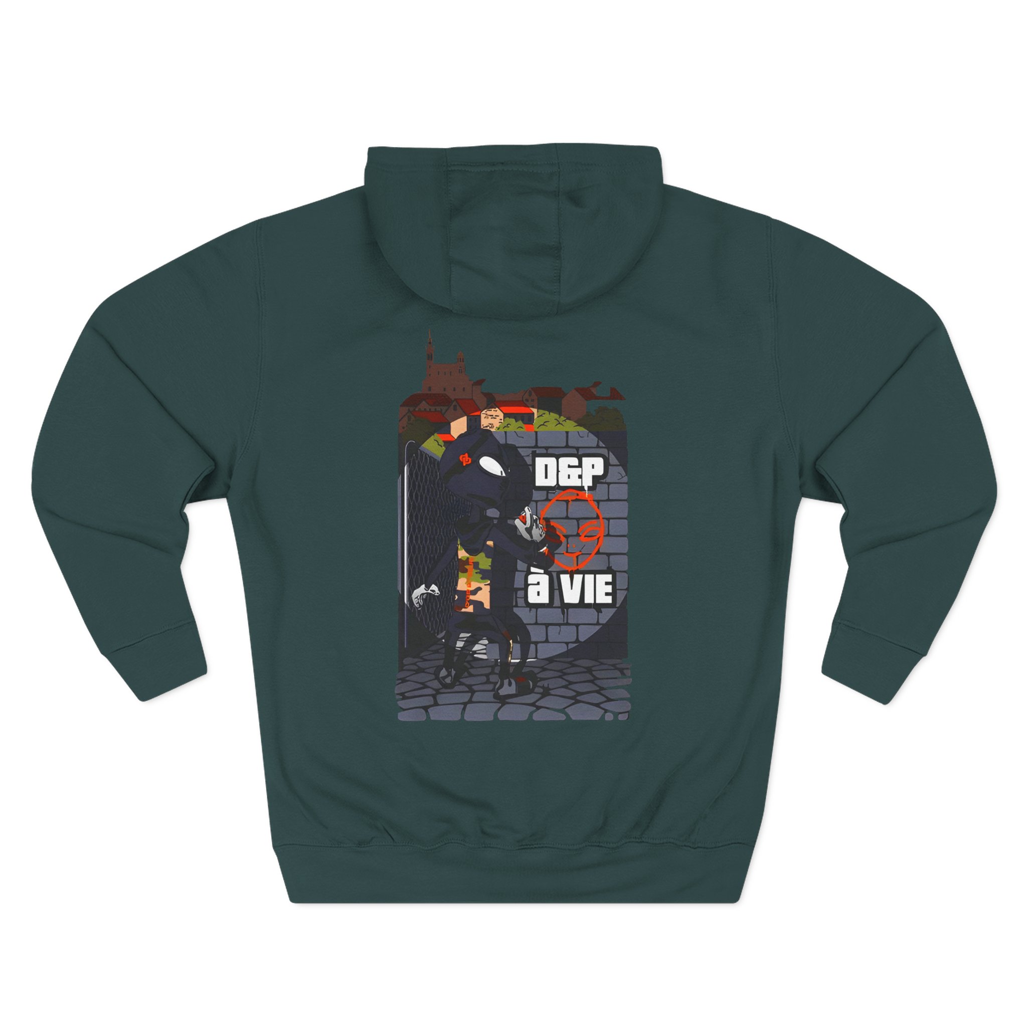 Jul D&p for Life Three-Panel Fleece Hoodie