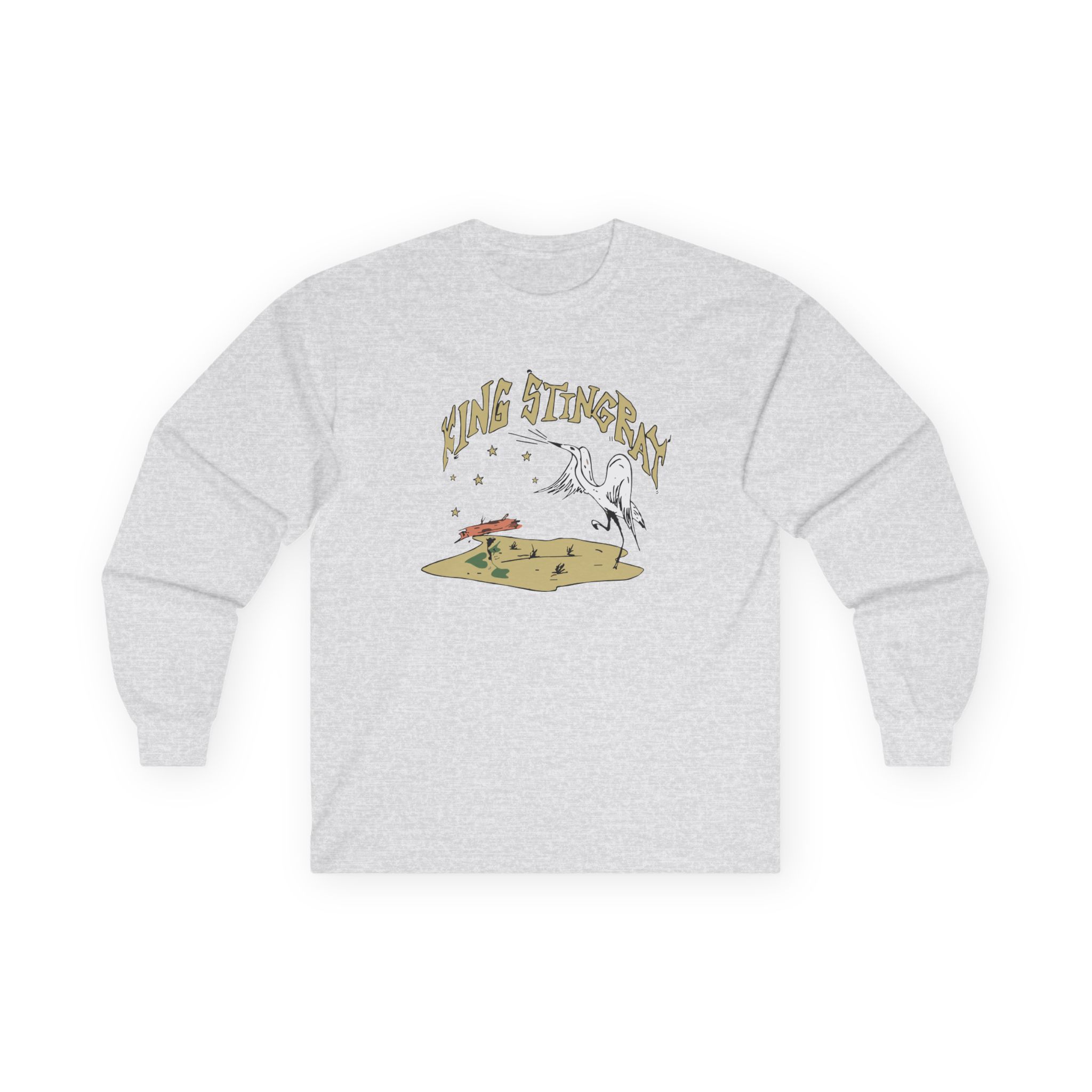 King Stingray Ivory Bird Unisex Ultra Cotton Long Sleeve Tee