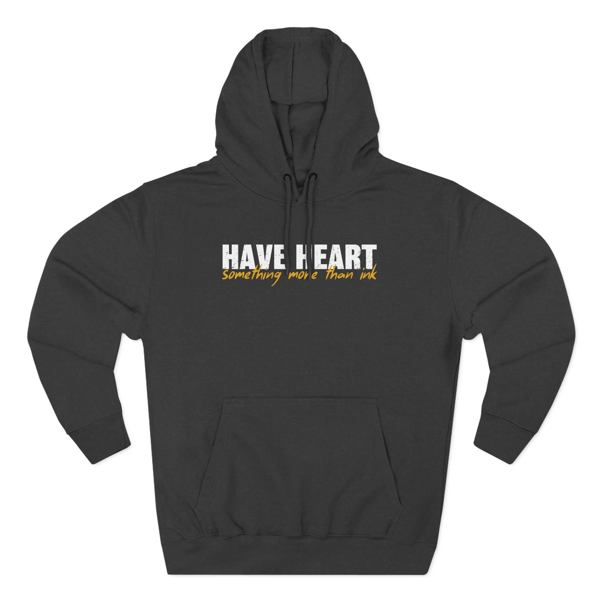 Have Heart Something More Than Ink Three-Panel Fleece Hoodie