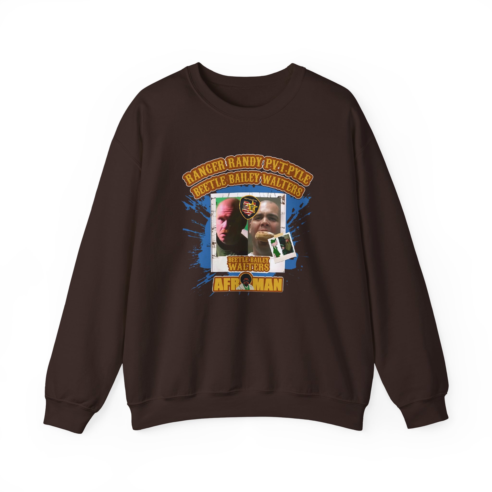 Afroman Ranger Randy Prvate Pyle Beetle Bailey Walters Unisex Heavy Blendâ„¢ Crewneck Sweatshirt