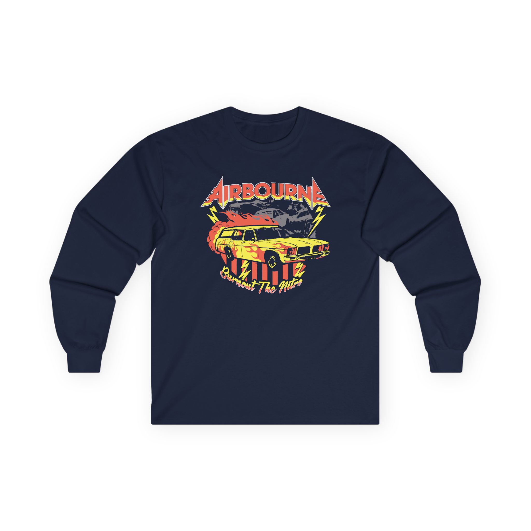 Airbourne Burnout the Nitro Unisex Ultra Cotton Long Sleeve Tee