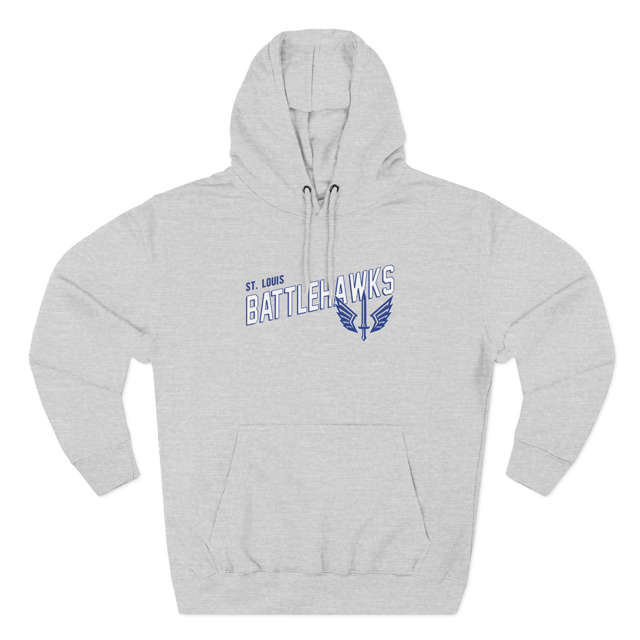 St. Louis Battlehawks 108 Stitches Tarc Merman Three-Panel Fleece Hoodie