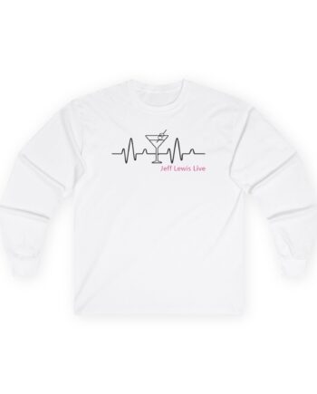 Jeffrey Lewis Jll Martini Heartbeat Unisex Ultra Cotton Long Sleeve Tee