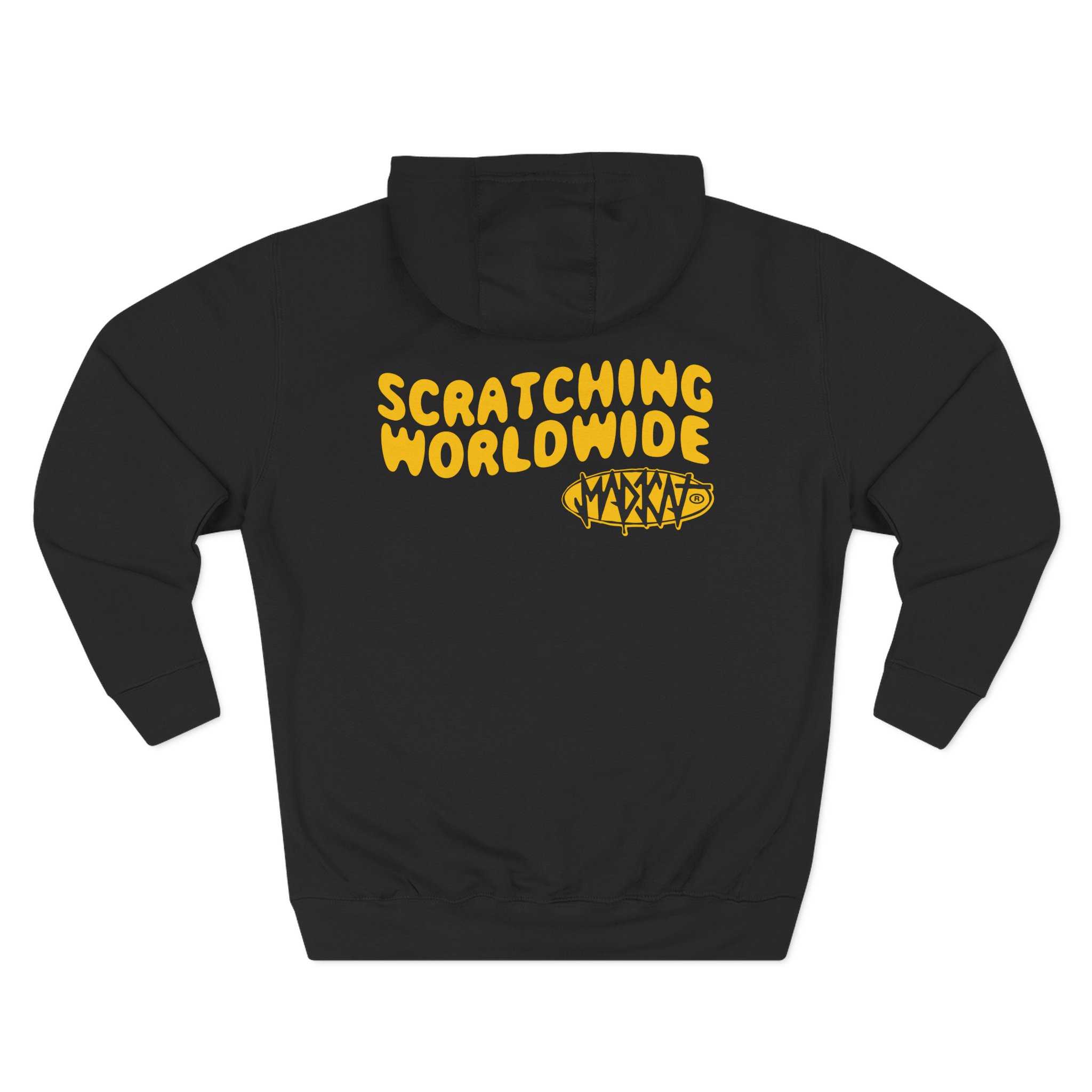 Rubius Scratching Worldwide Three-Panel Fleece Hoodie