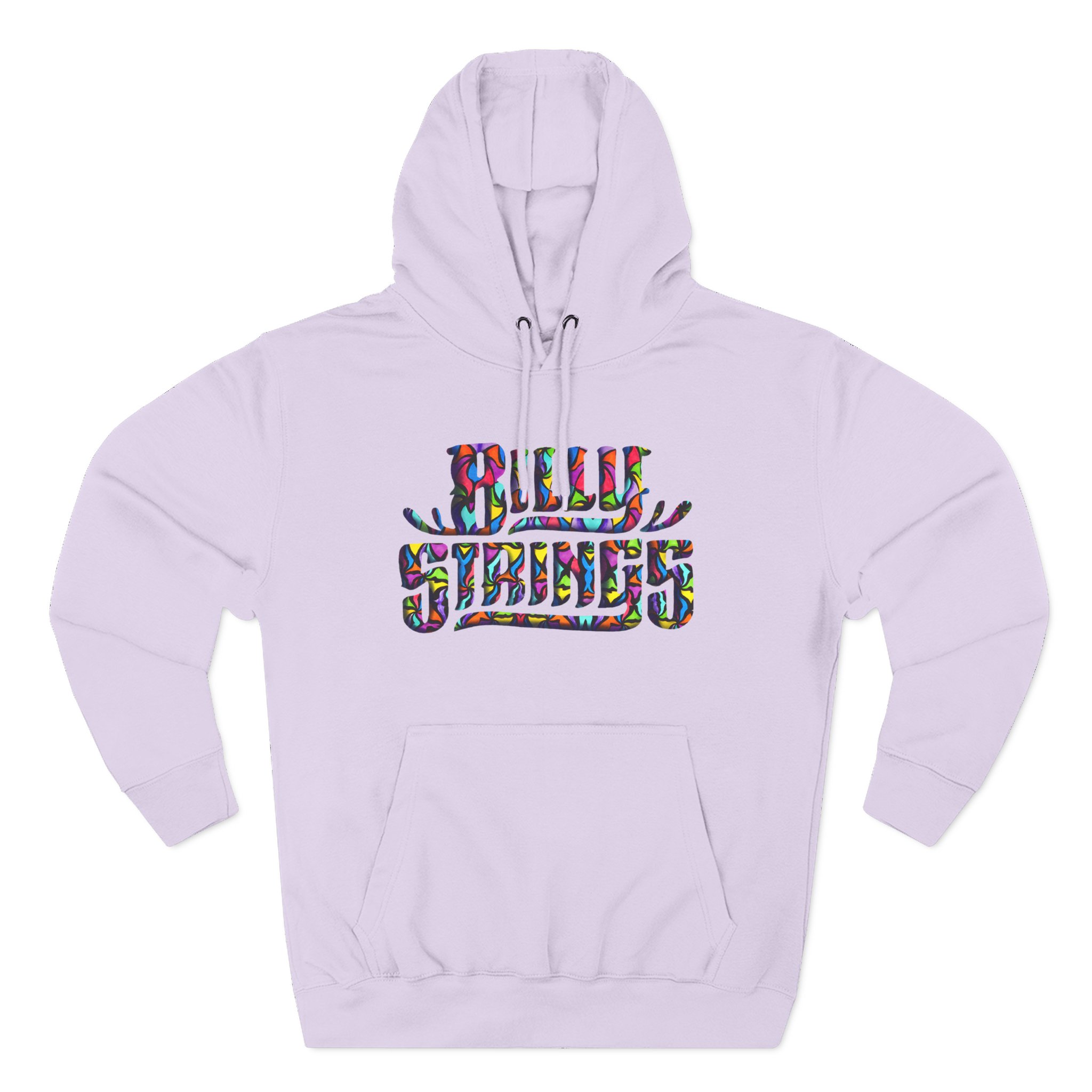 Billy Strings Colorful Classic Logo Three-Panel Fleece Hoodie