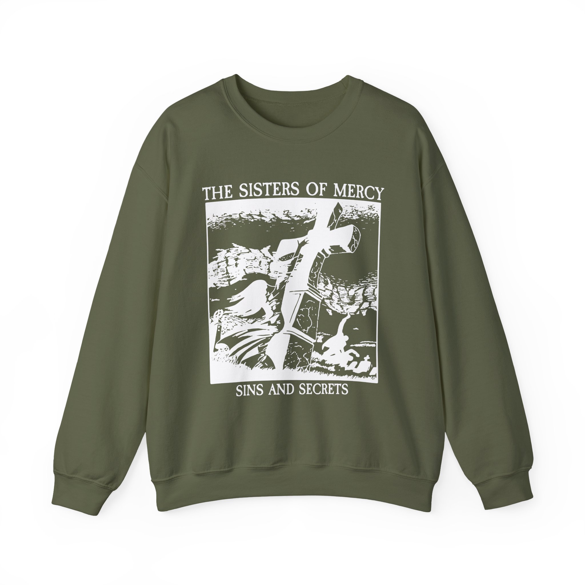 The Sisters Of Mercy Sins And Secrets Unisex Heavy Blendâ„¢ Crewneck Sweatshirt