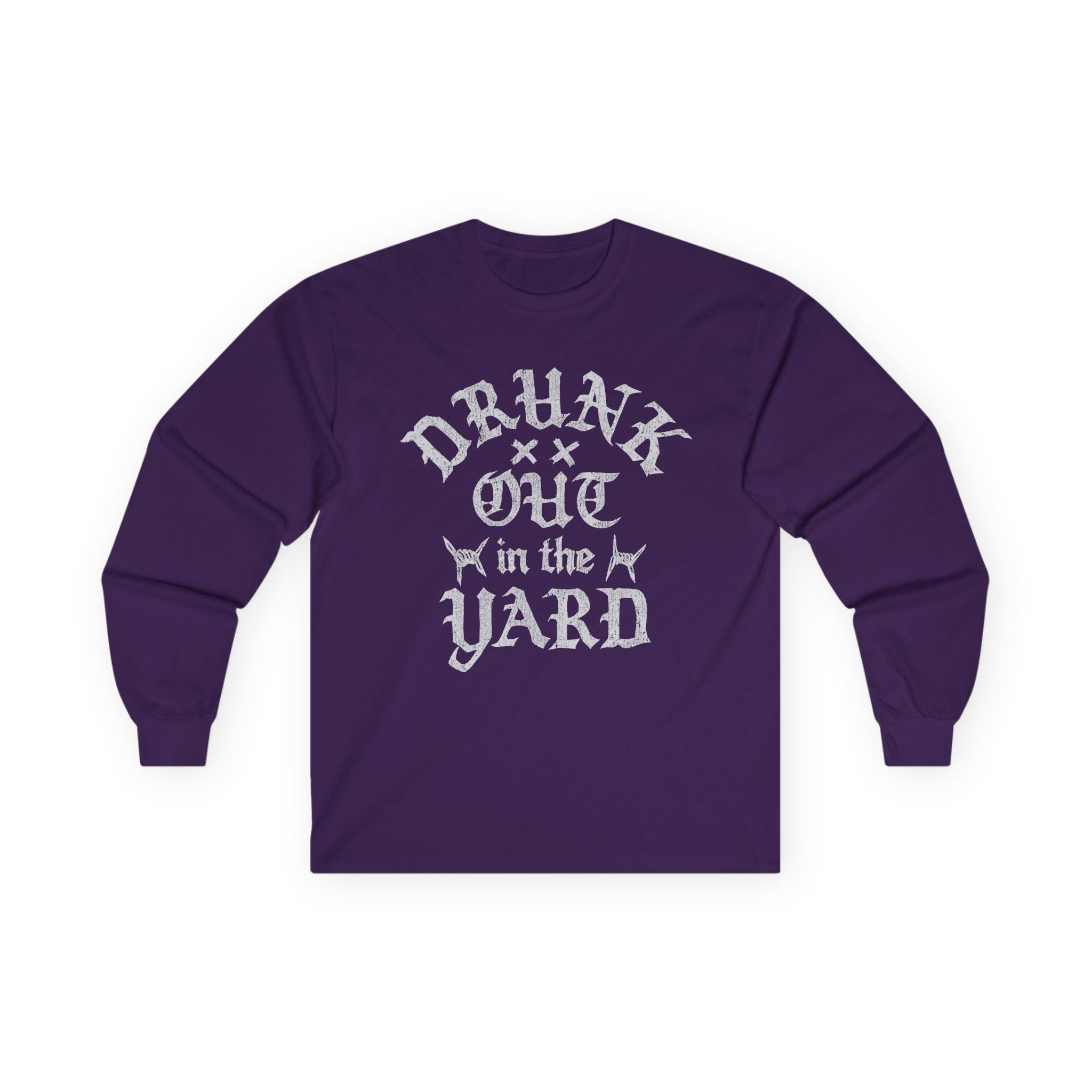 Hardy Drunk Out in the Yard Unisex Ultra Cotton Long Sleeve Tee