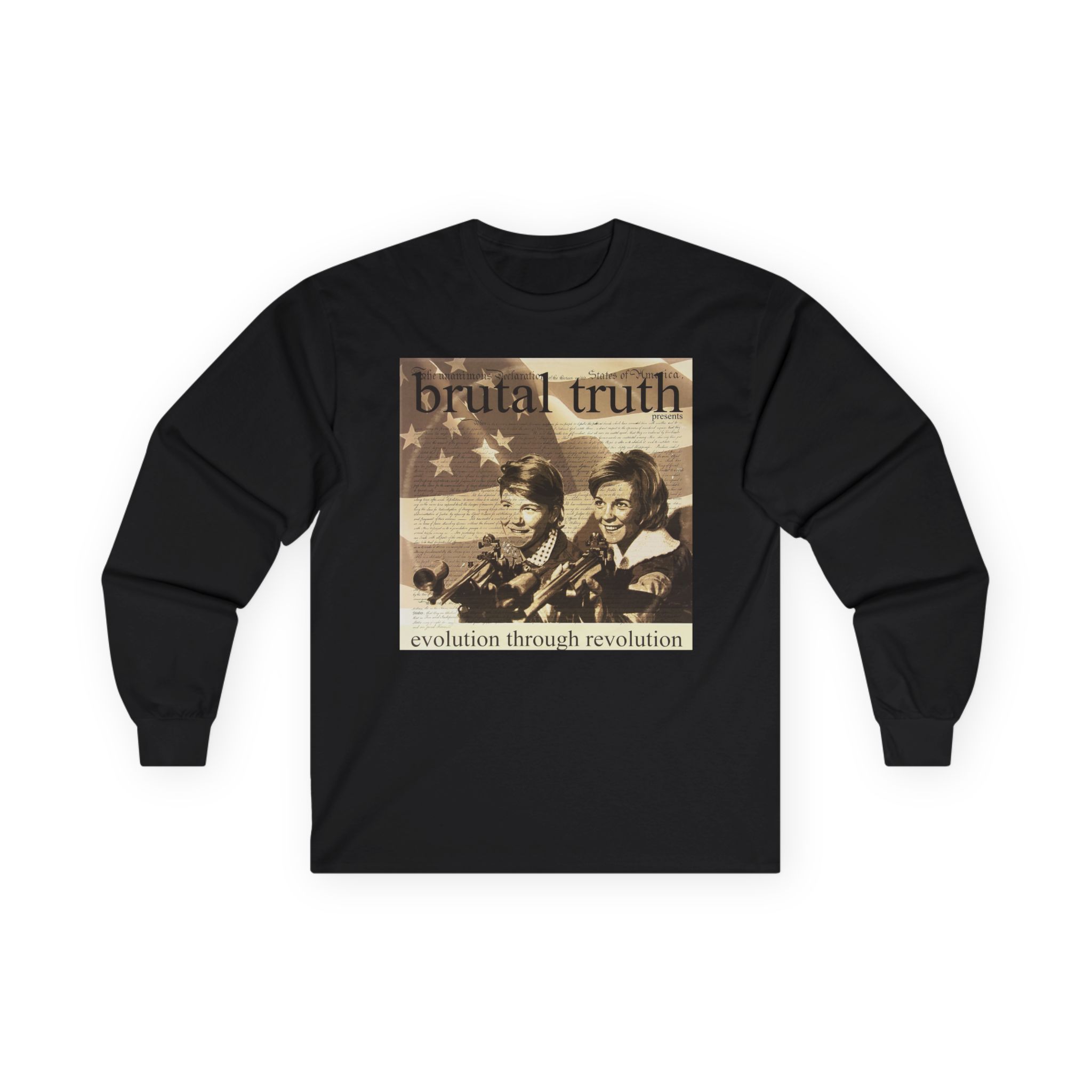 Brutal Truth Evolution Through Revolution Unisex Ultra Cotton Long Sleeve Tee
