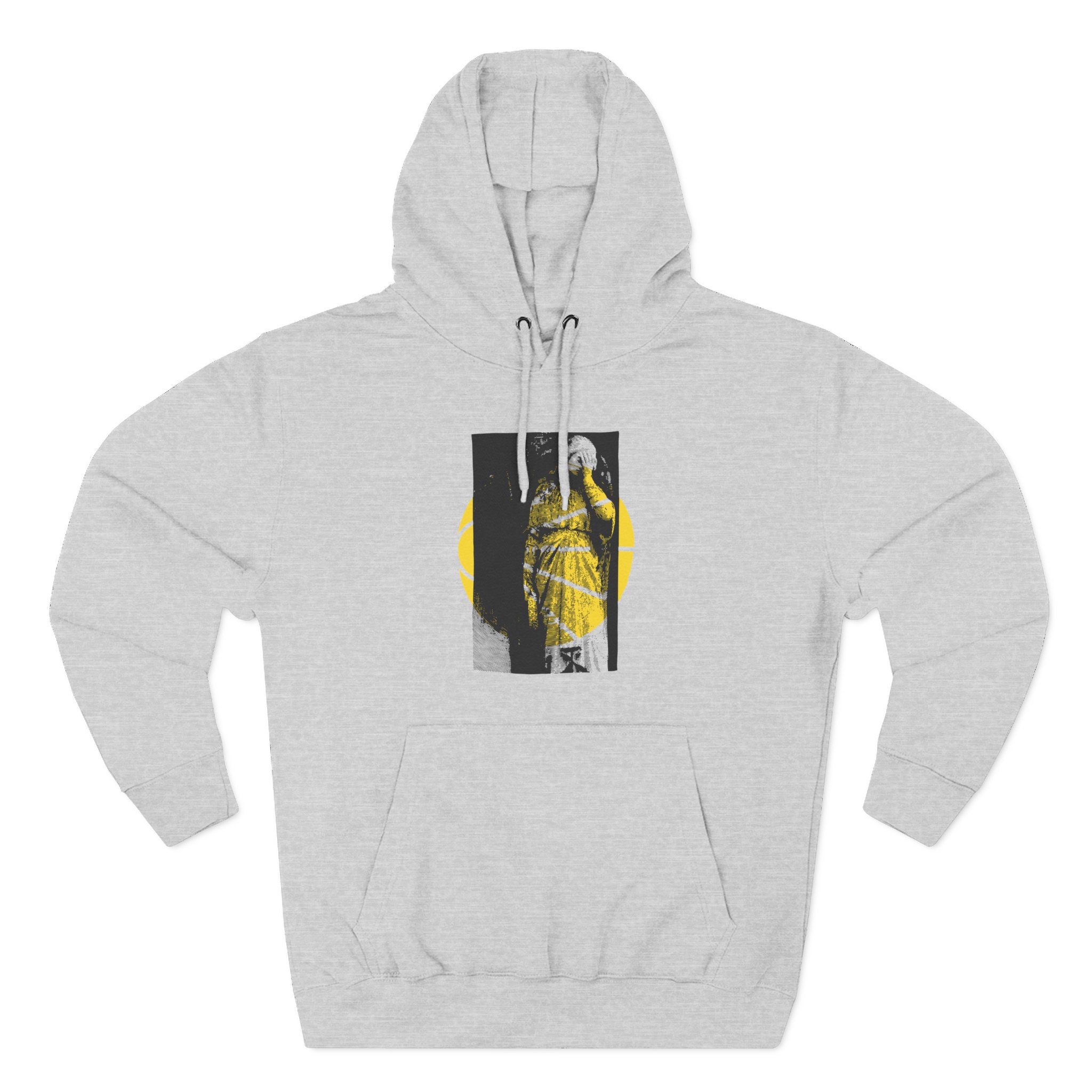Pianos Become the Teeth Statue Three-Panel Fleece Hoodie
