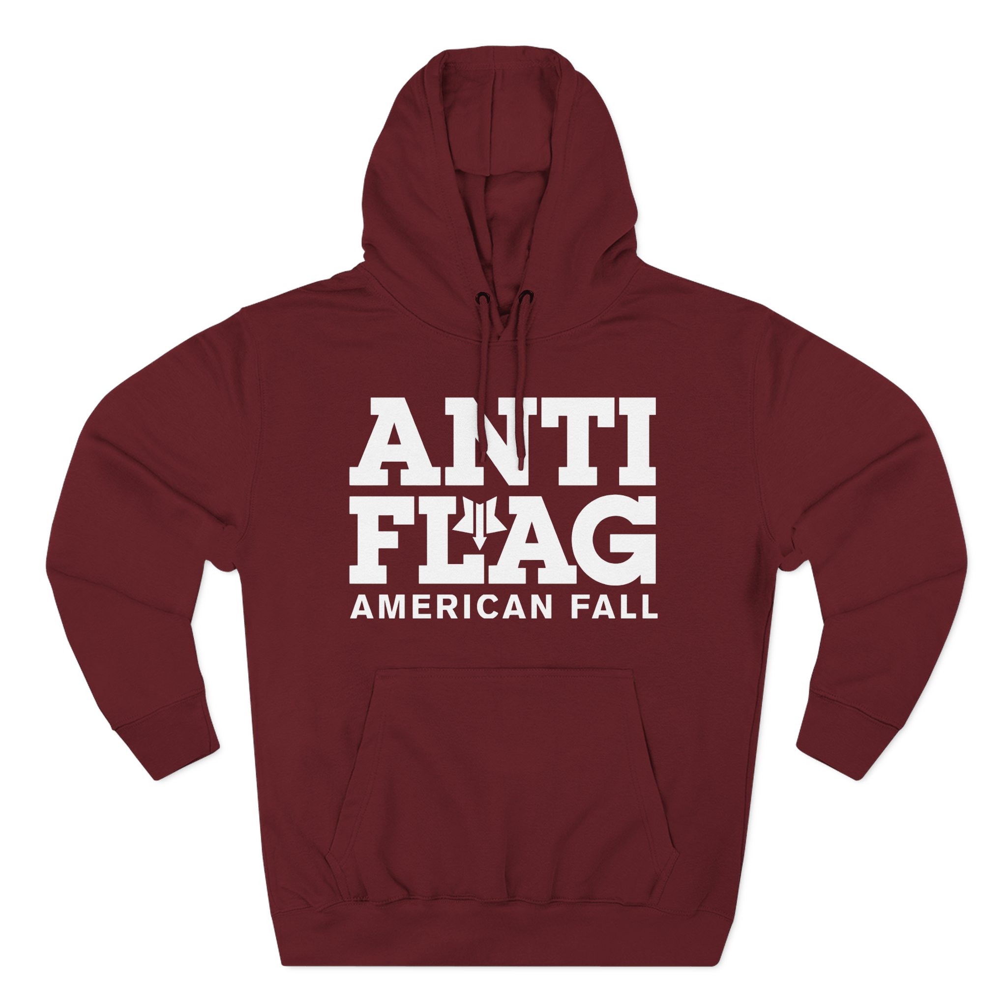 Anti Flag American Fall Three-Panel Fleece Hoodie