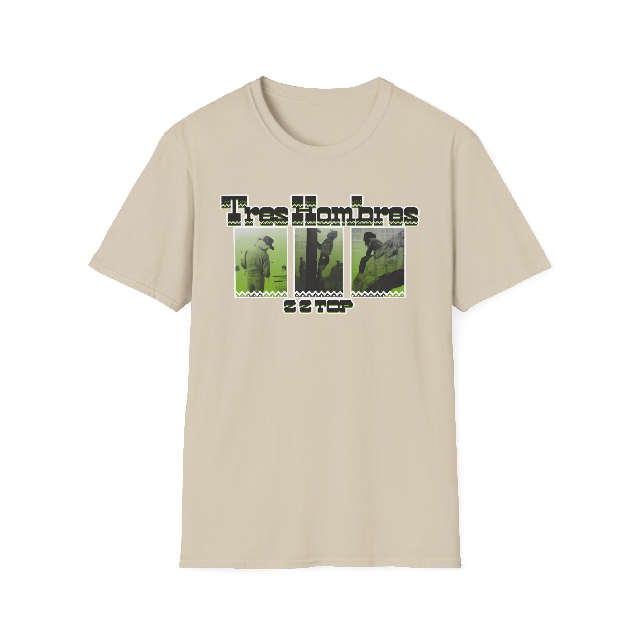 ZZ Top 3 Hombres Unisex Softstyle T-Shirt
