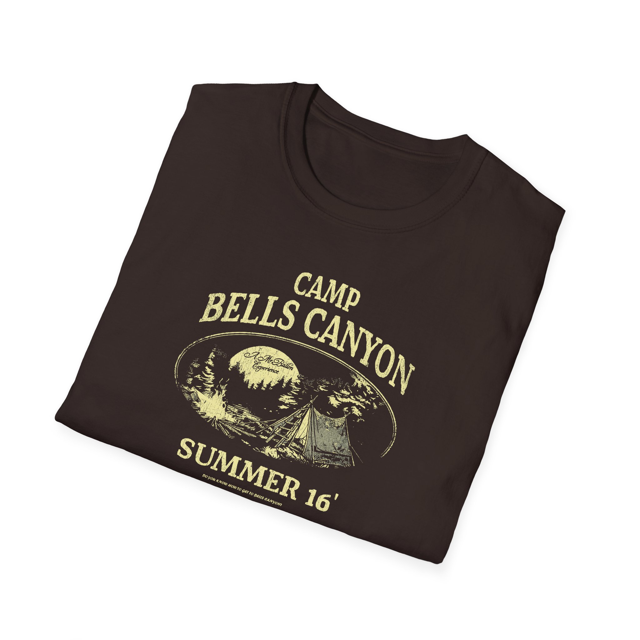 Mrballen Bells Canyon Distressed Unisex Softstyle T-Shirt