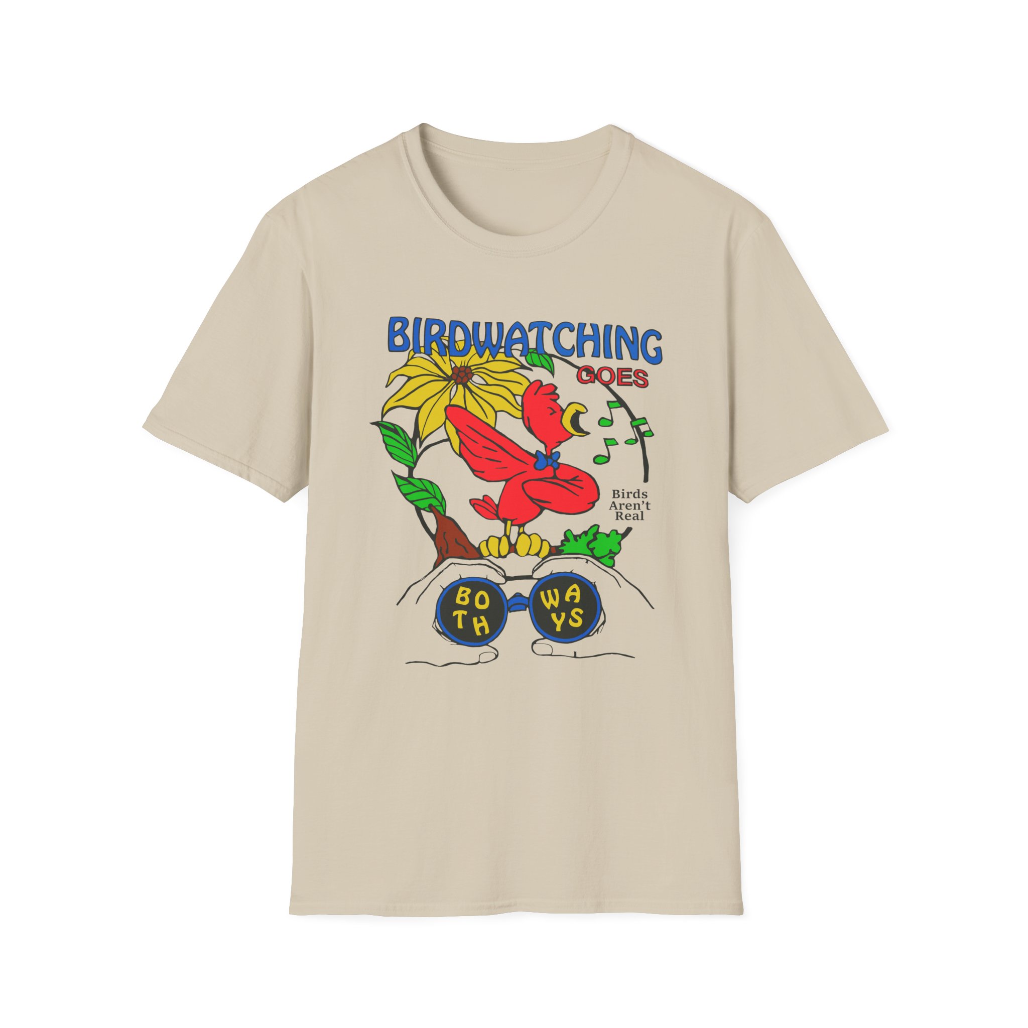 Birds Arent Real Unisex Softstyle T-Shirt