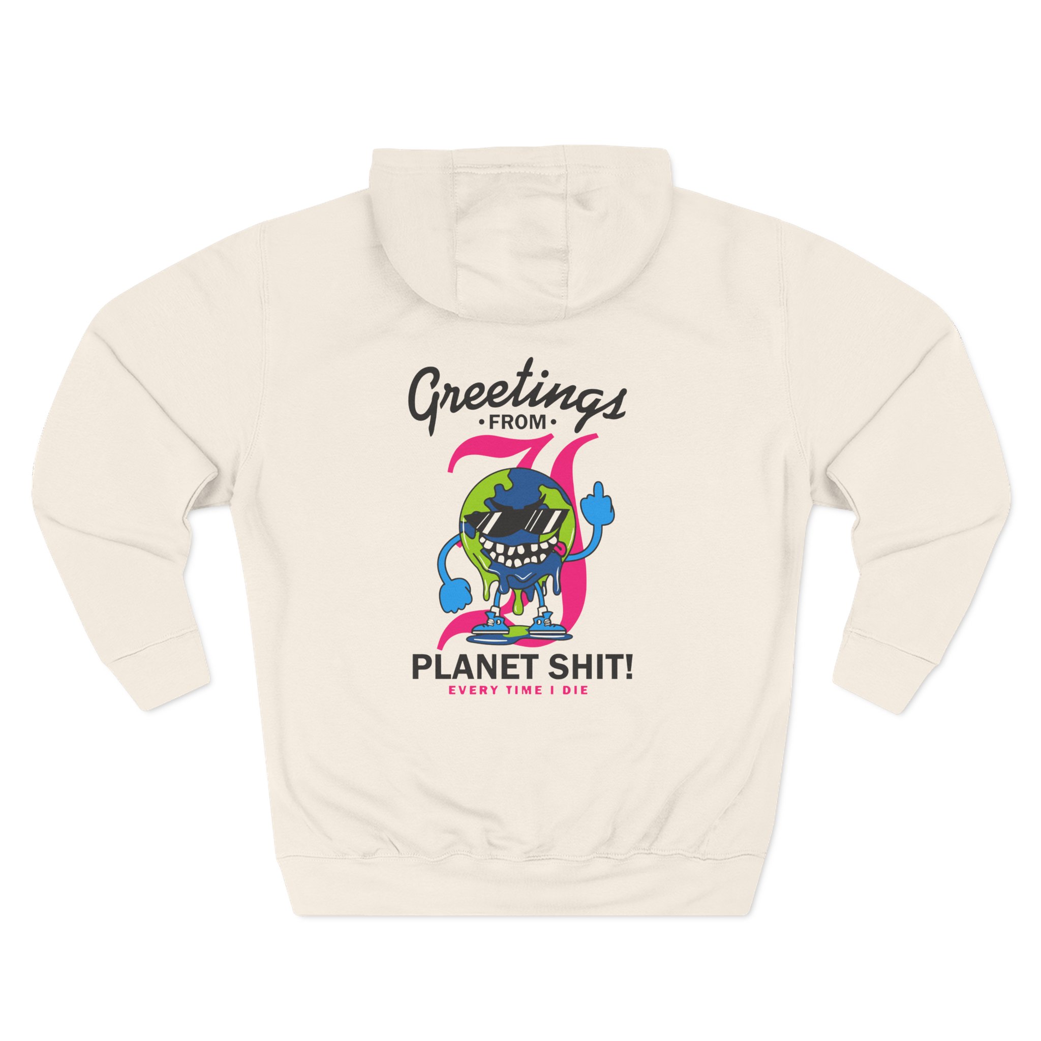 Every Time I Die Planet Three-panel Fleece Hoodie