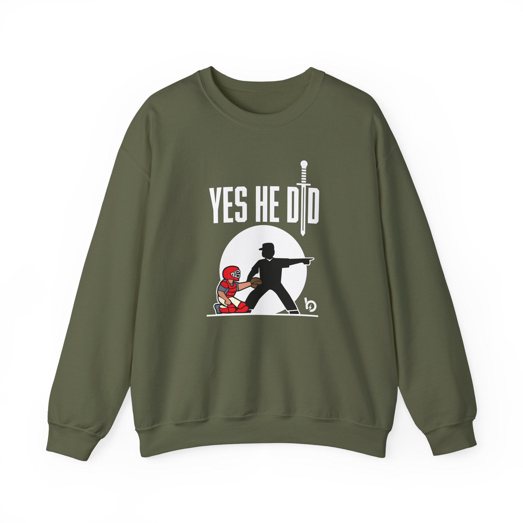 Trevor Bauer Yes He Did Unisex Heavy Blendâ„¢ Crewneck Sweatshirt