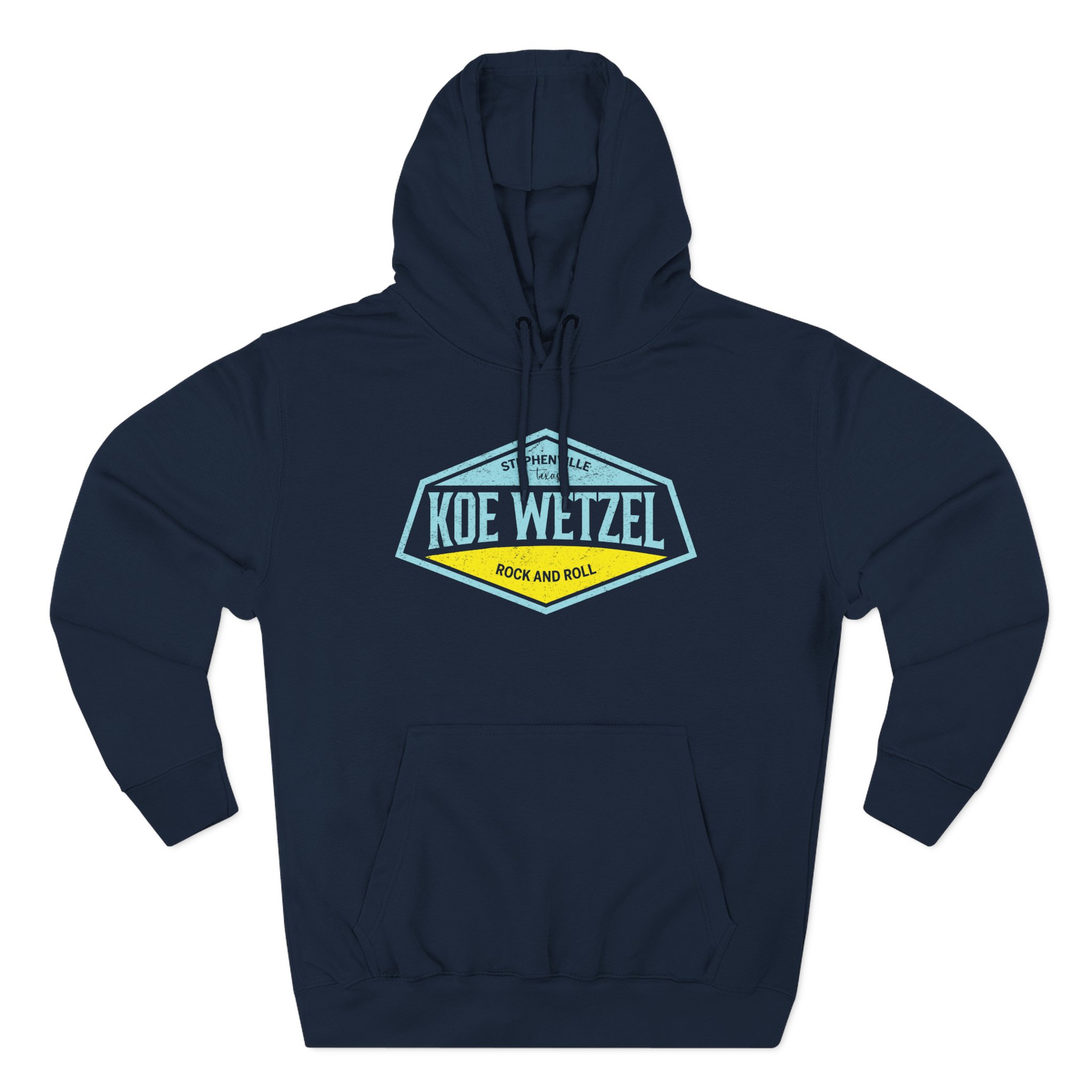 Koe Wetzel Stephenville Rock & Roll Three-Panel Fleece Hoodie