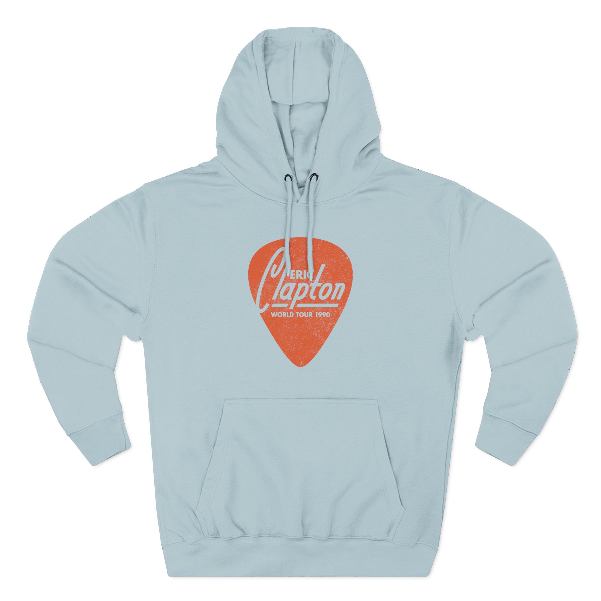 Eric Clapton Guitar Pick Three-Panel Fleece Hoodie
