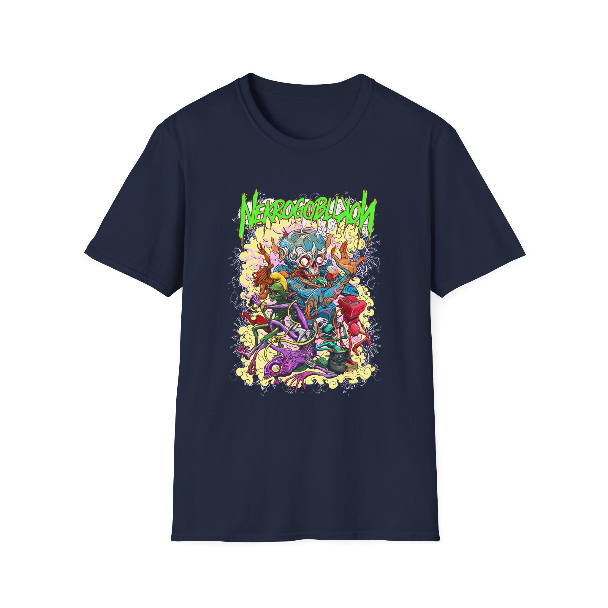 Nekrogoblikon Wizard Unisex Softstyle T-Shirt