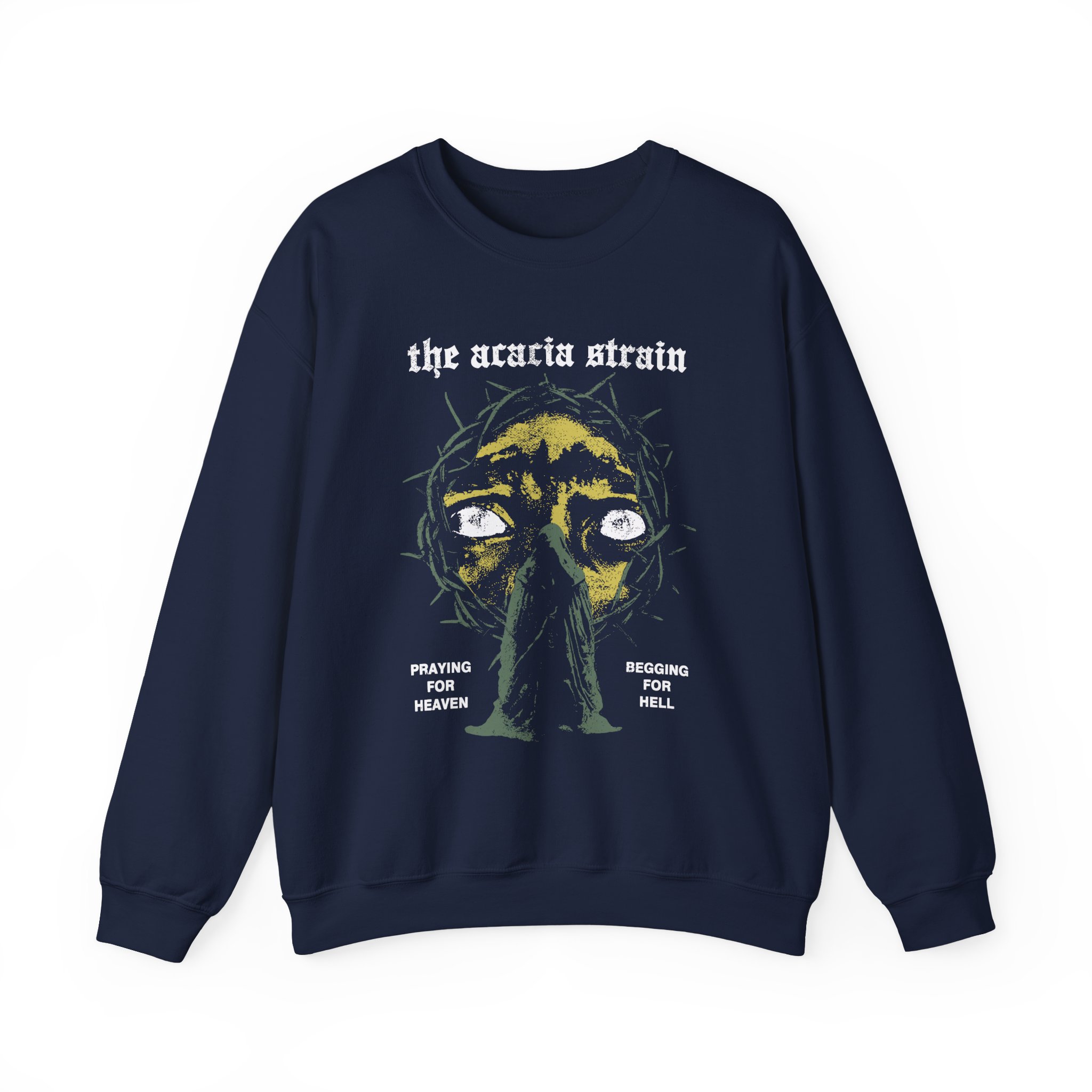 The Acacia Strain Praying & Begging Unisex Heavy Blendâ„¢ Crewneck Sweatshirt