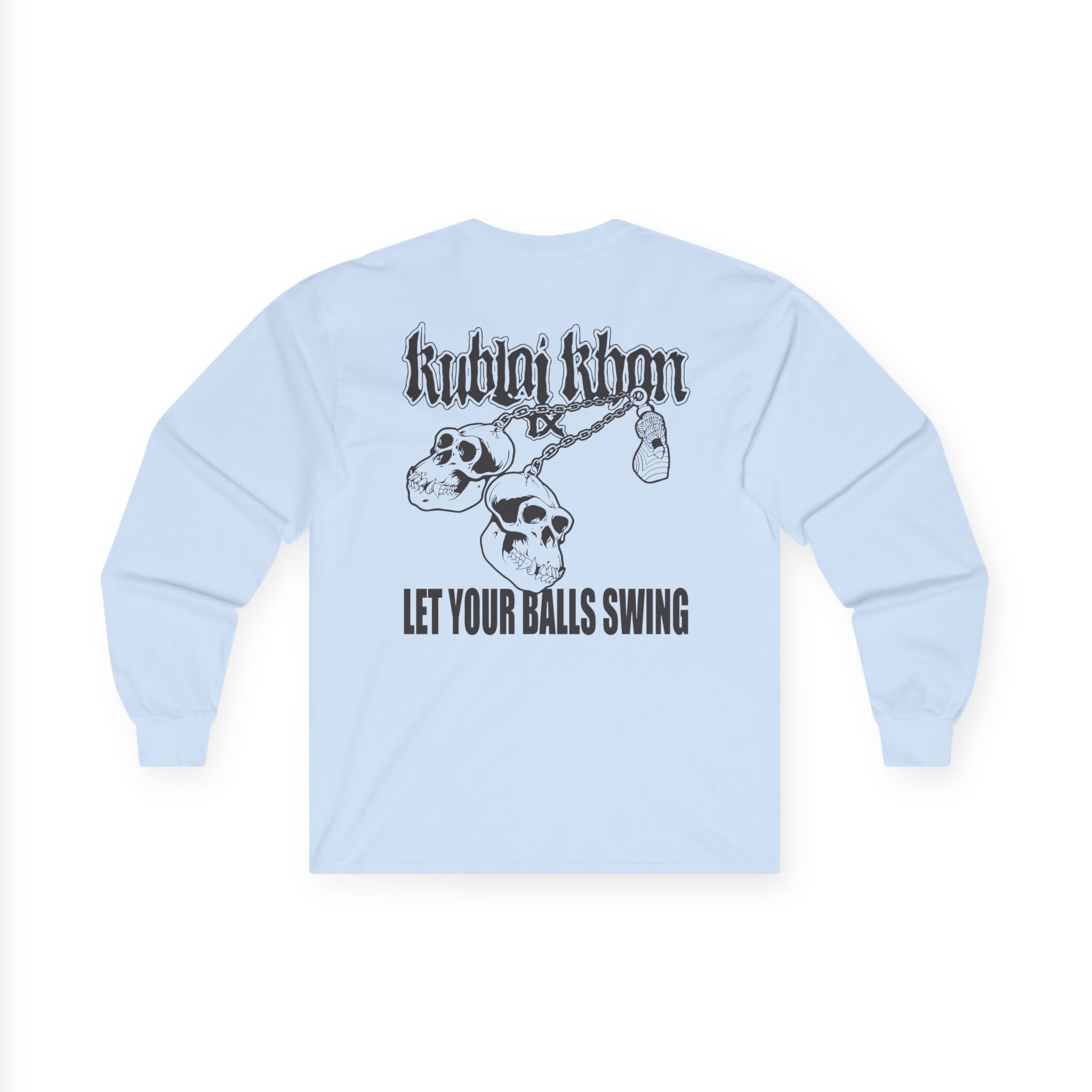 Kublai Khan - Let Your Balls Swing Unisex Ultra Cotton Long Sleeve Tee