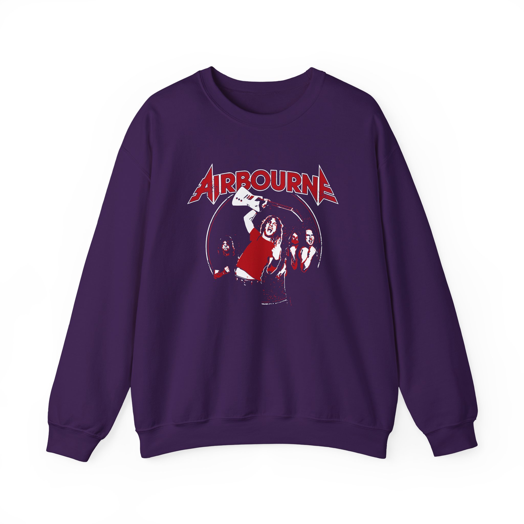 Airbourne Fist Pumping Unisex Heavy Blendâ„¢ Crewneck Sweatshirt