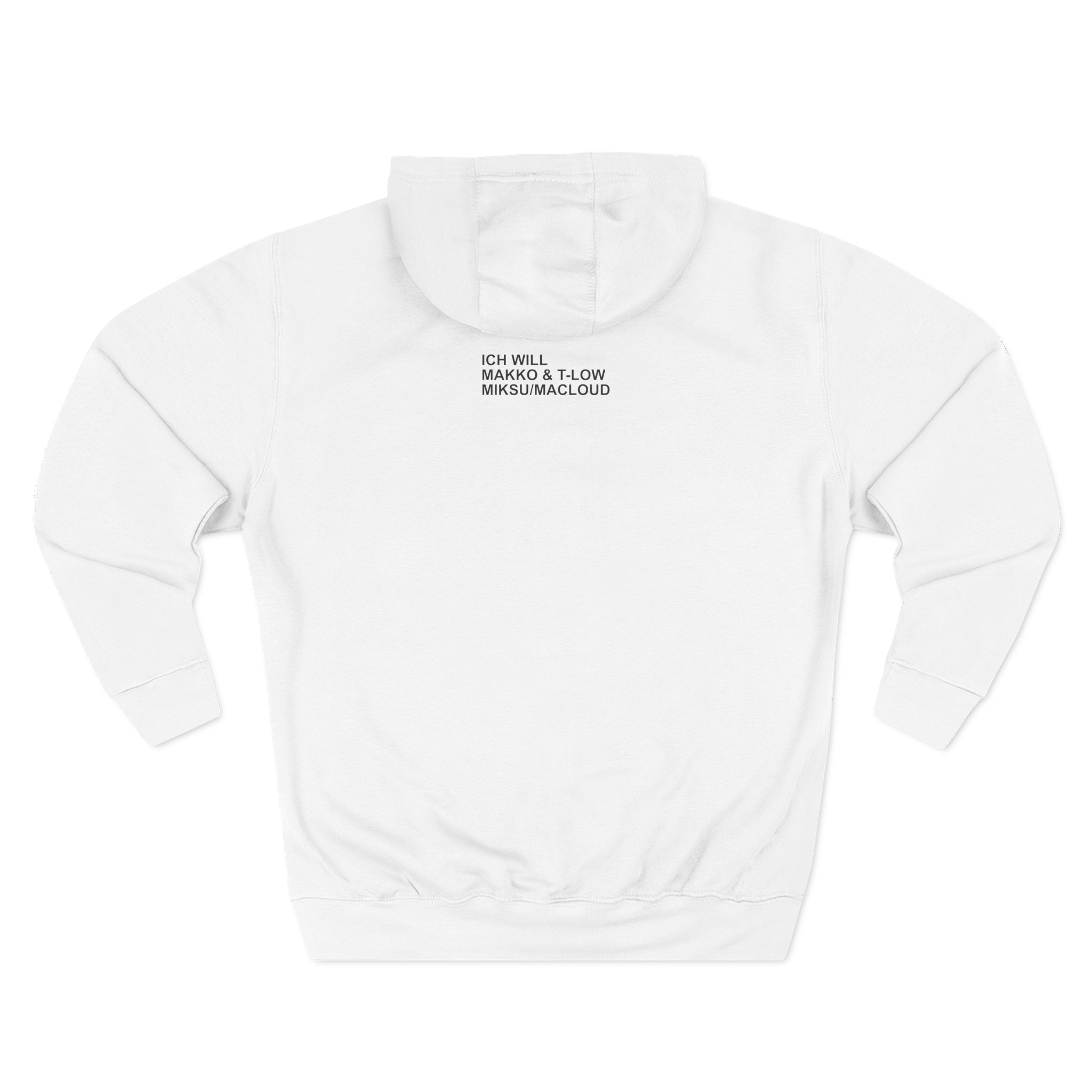 Makko Three-Panel Fleece Hoodie