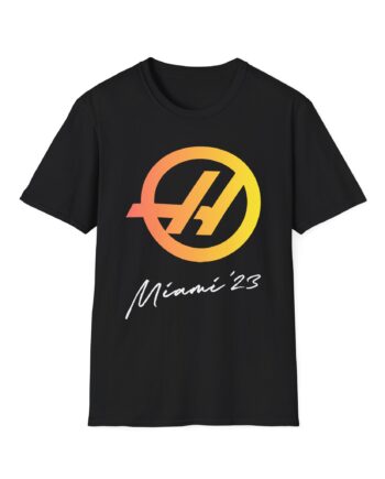 Haas F1 Miami Gp Unisex Softstyle T-Shirt