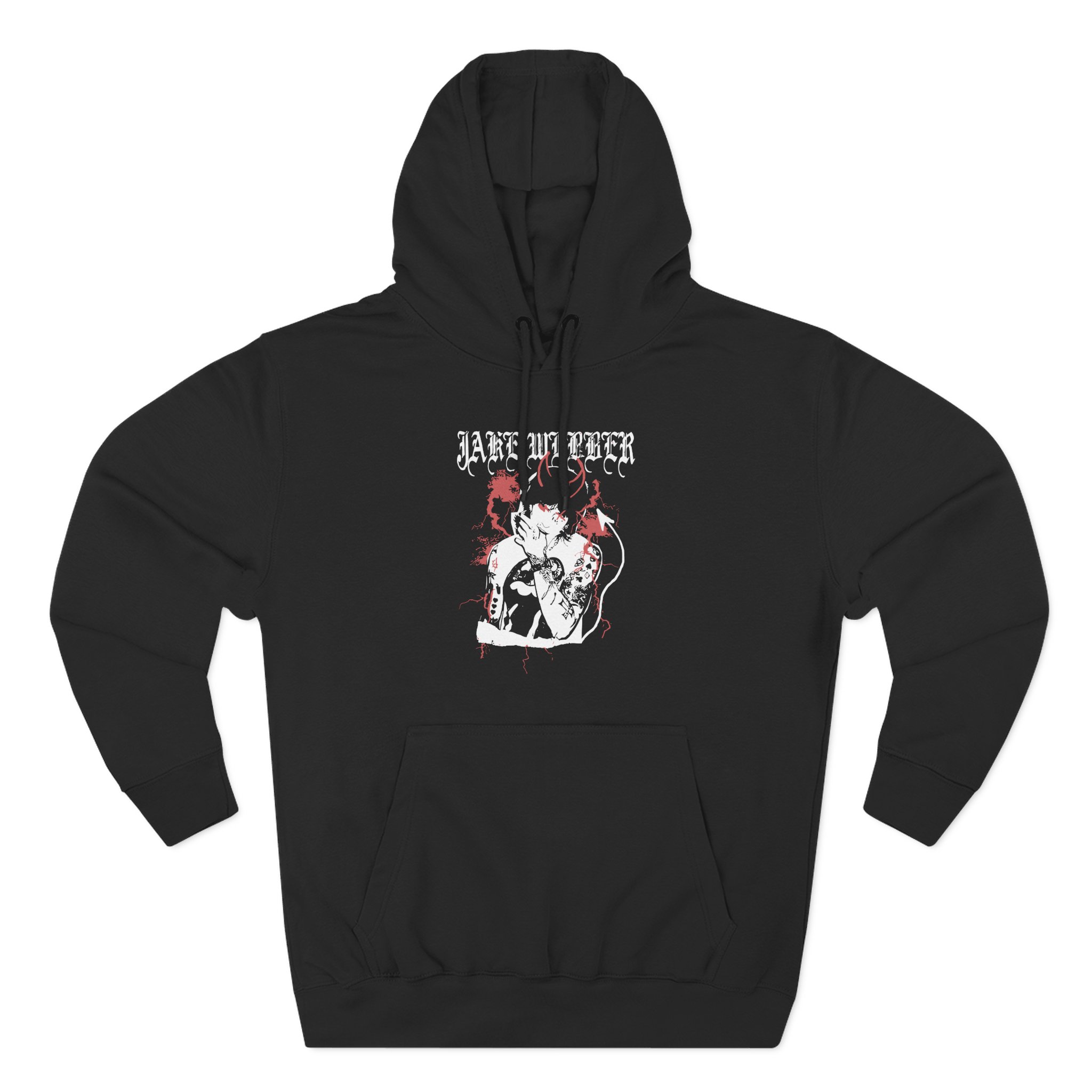 Jake Webber Three-Panel Fleece Hoodie