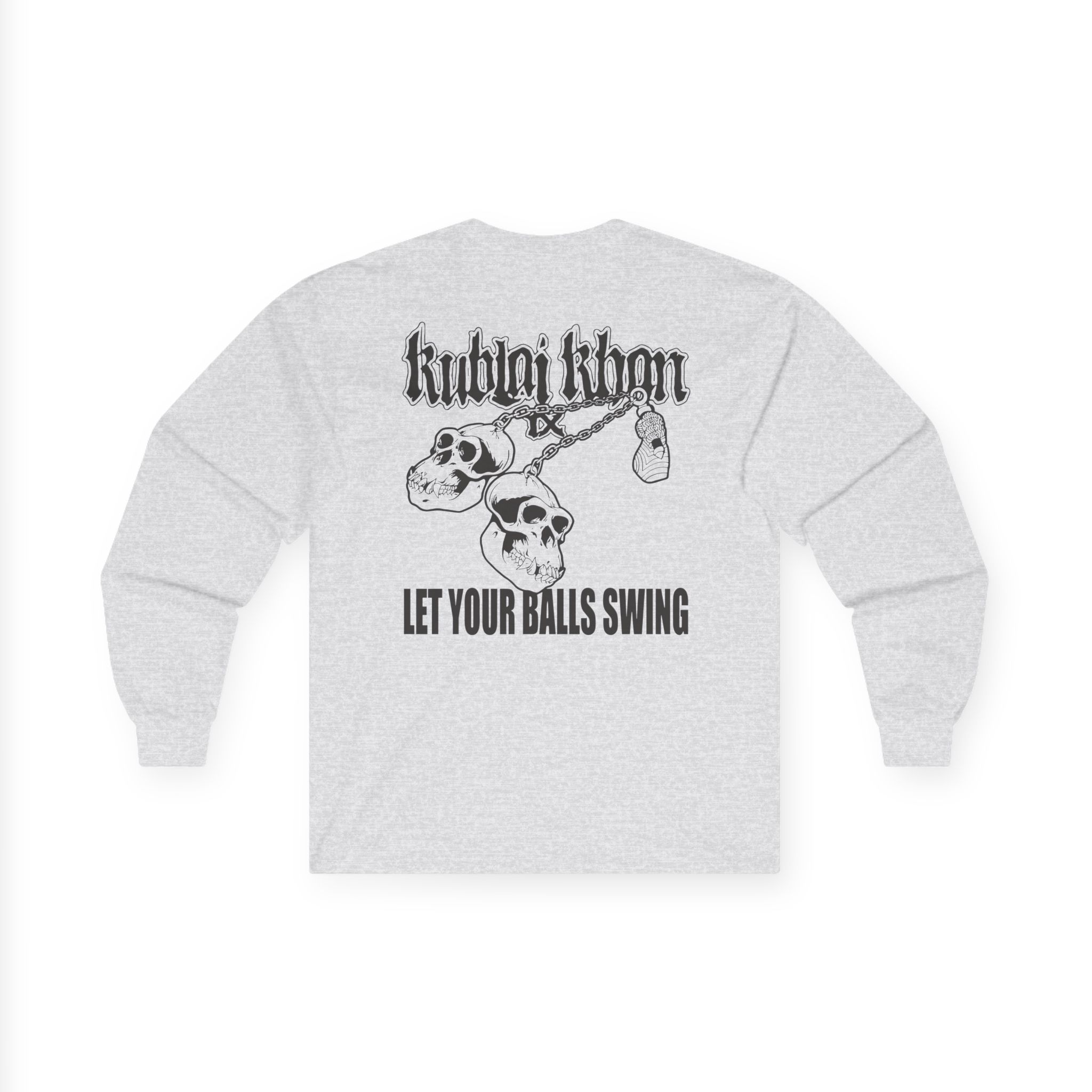 Kublai Khan - Let Your Balls Swing Unisex Ultra Cotton Long Sleeve Tee