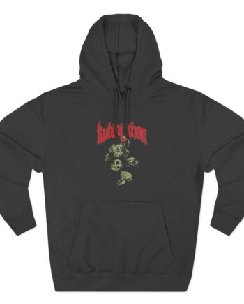 Kublai Khan - Skull Three-Panel Fleece Hoodie